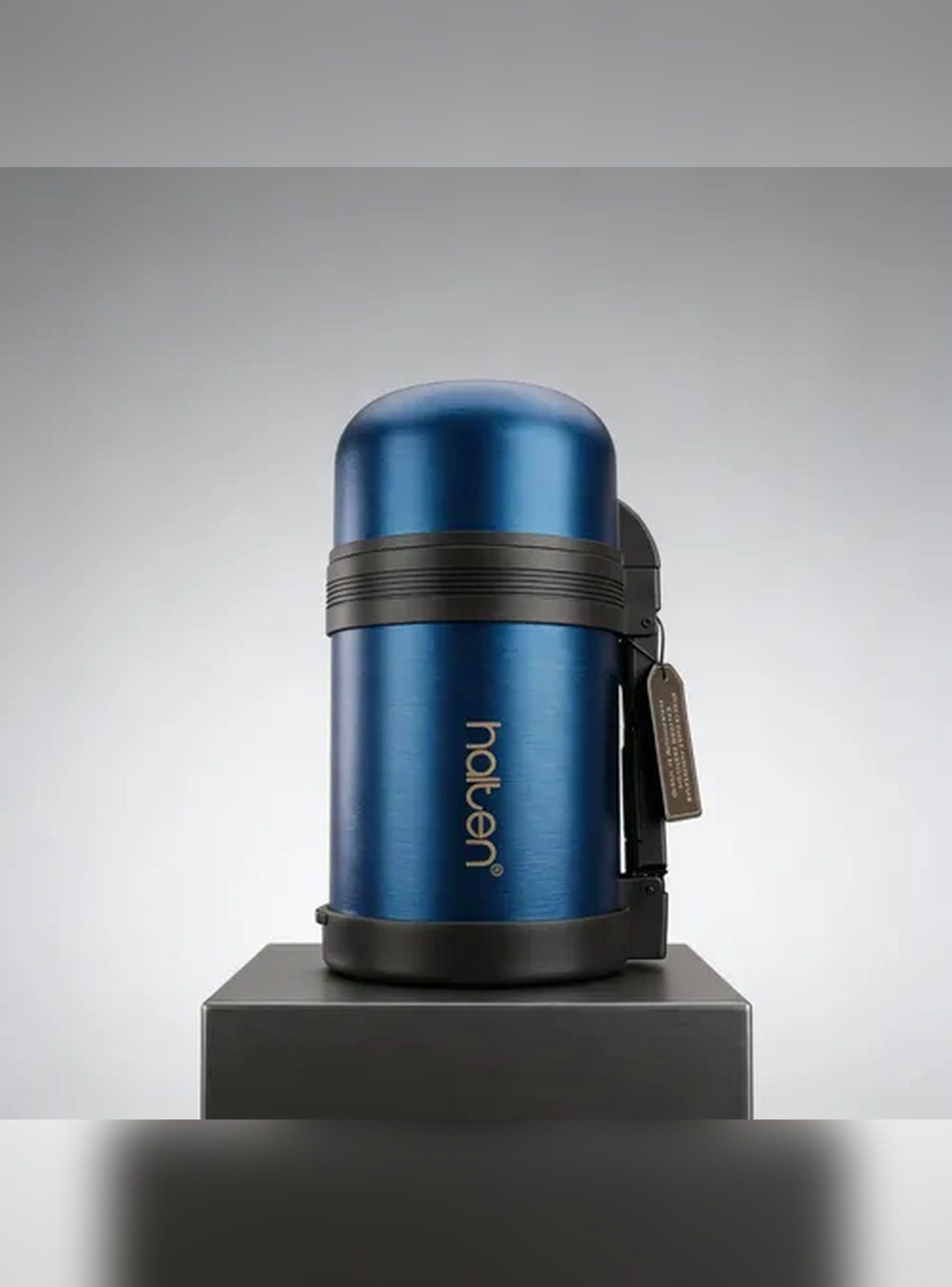 Termo Multipropósito Comida 750 Ml Halten Azul Metalizado-2