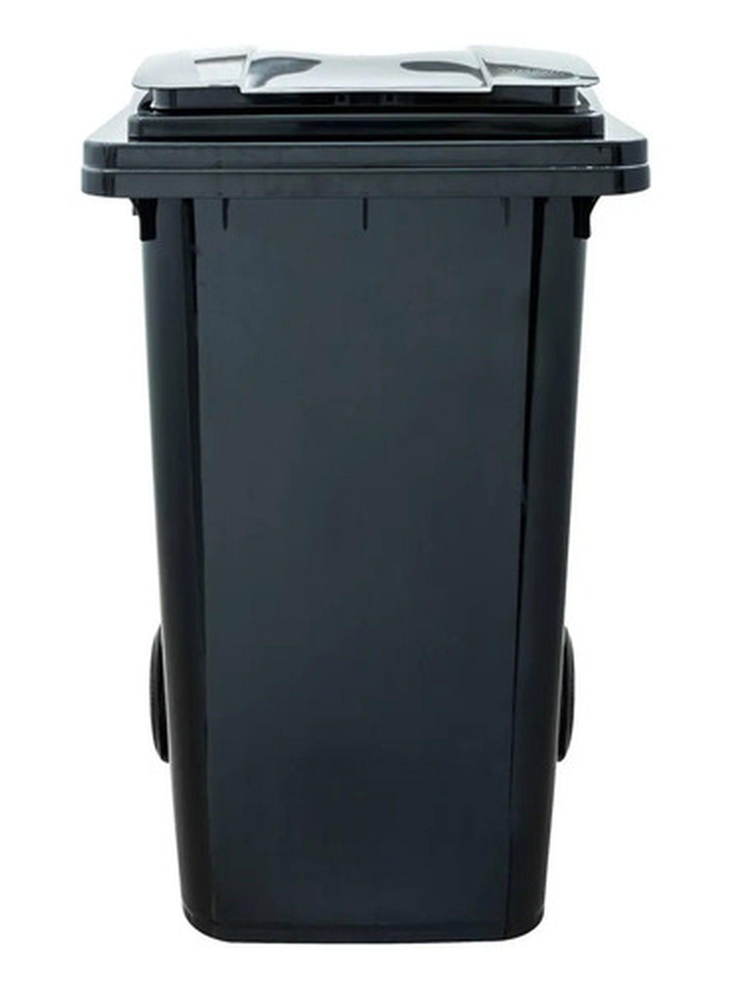 Basurero Industrial Reyplast 240L Gris Tapa Verde-2