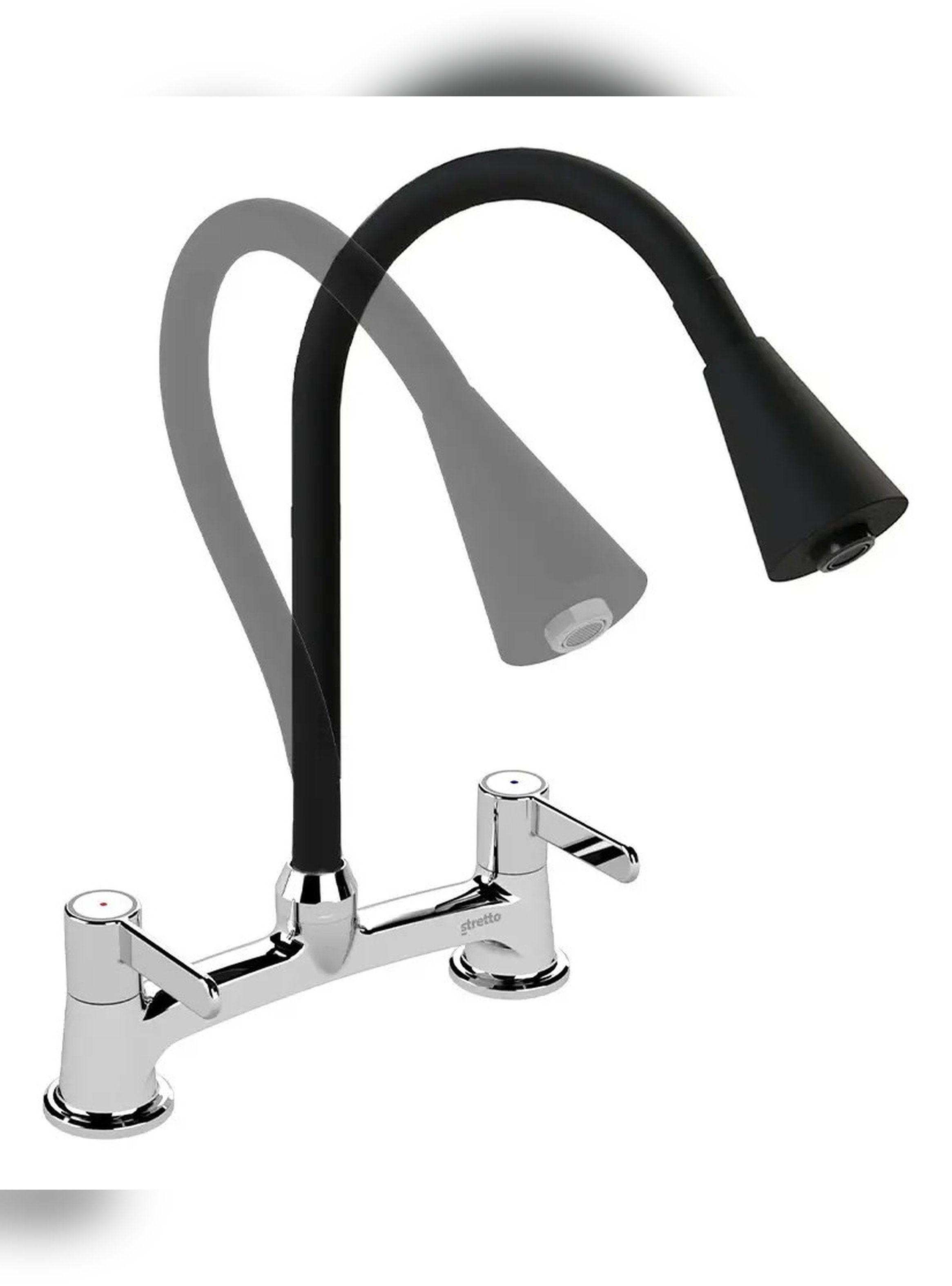 Combinacion Llave Grifo Para Lavaplatos Ferrara Stretto-2
