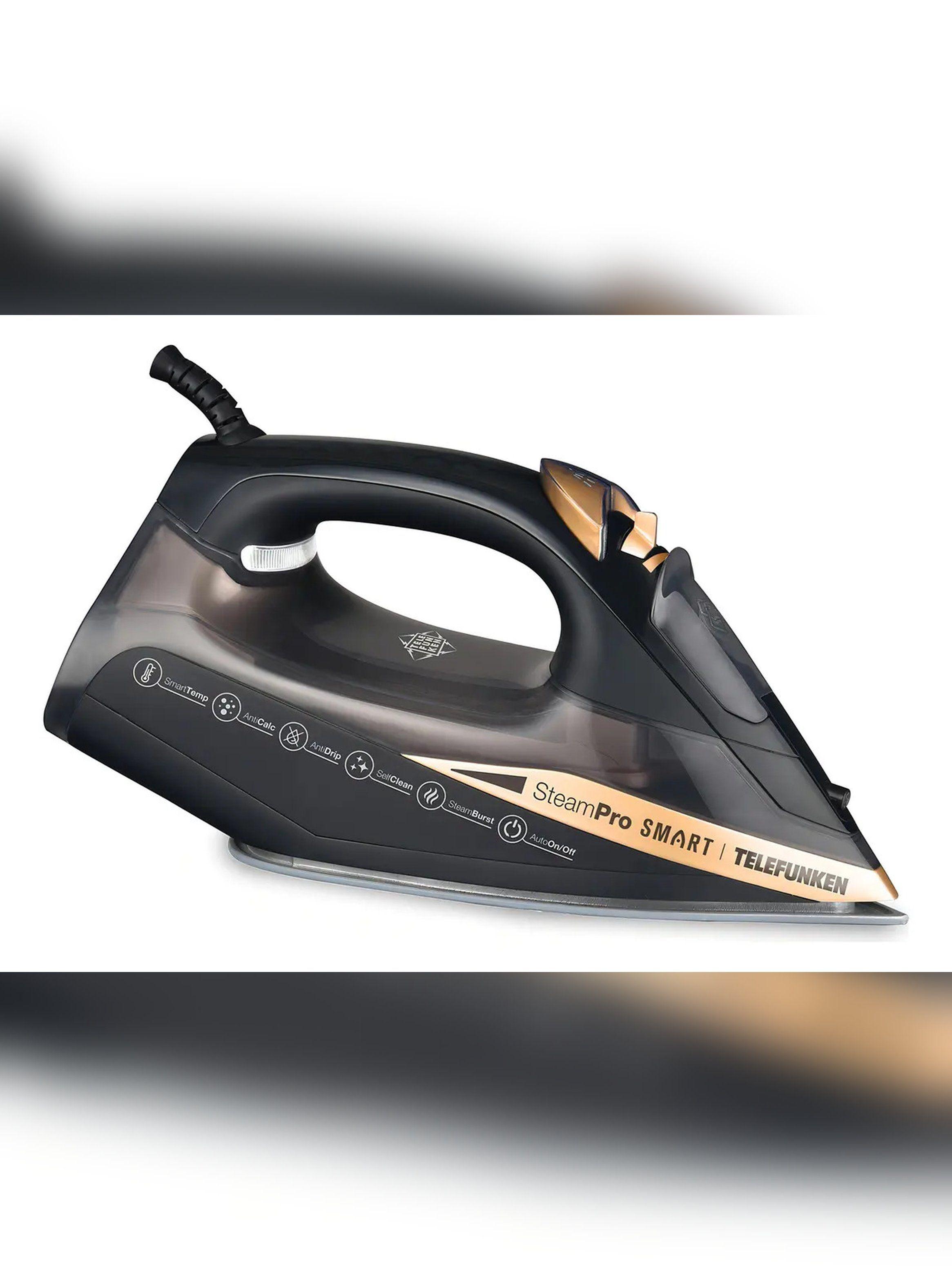 Plancha a Vapor 2200W Base Cerámica Telefunken Steampro-4
