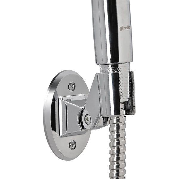 Juego De Ducha Rimini Maneral + Flexible + Soporte Stretto-2