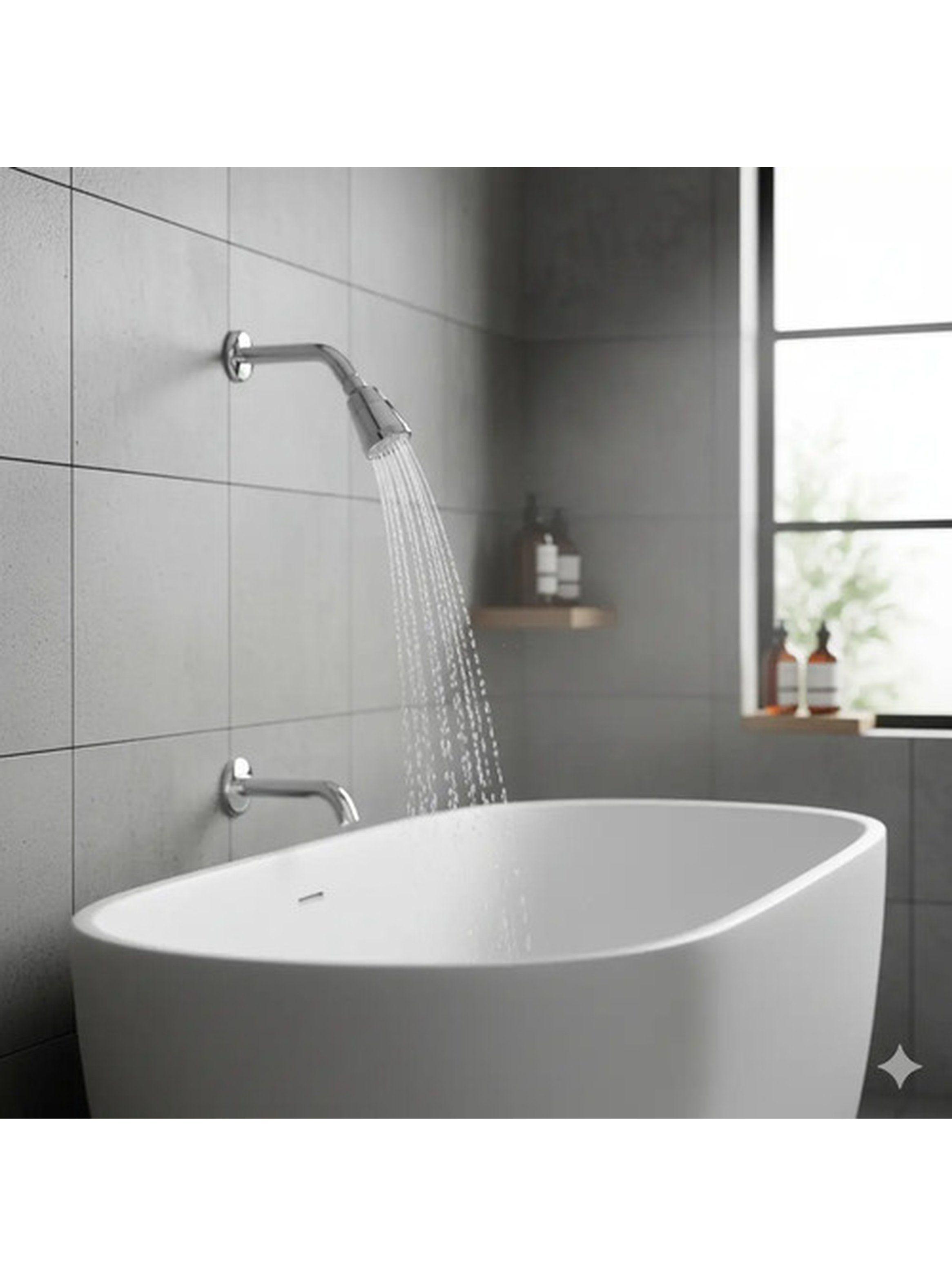 Cabeza Ducha ABS Con Brazo Stretto-2