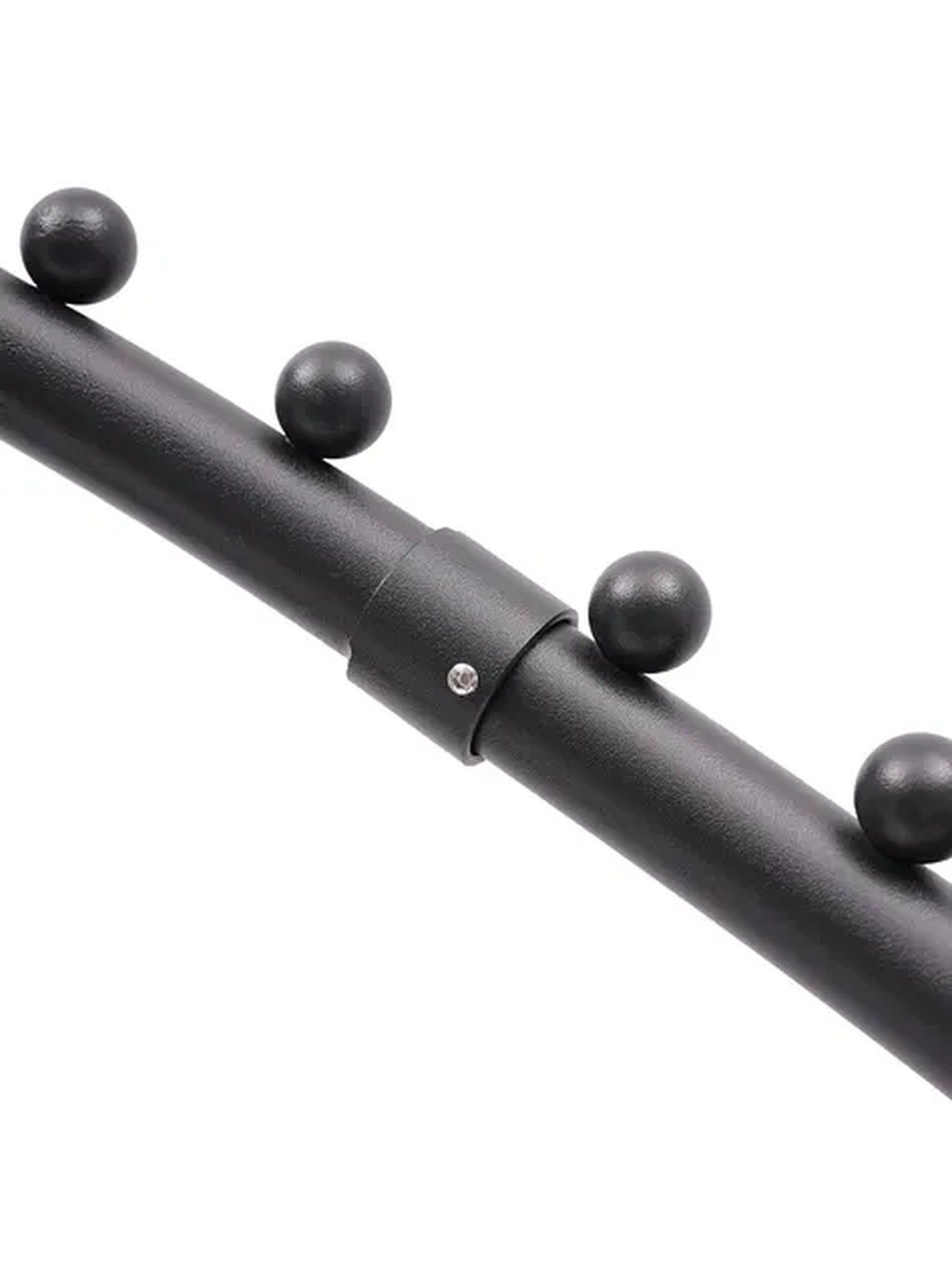Perchero colgador Exhibidor Espiral Premium Color Negro-6