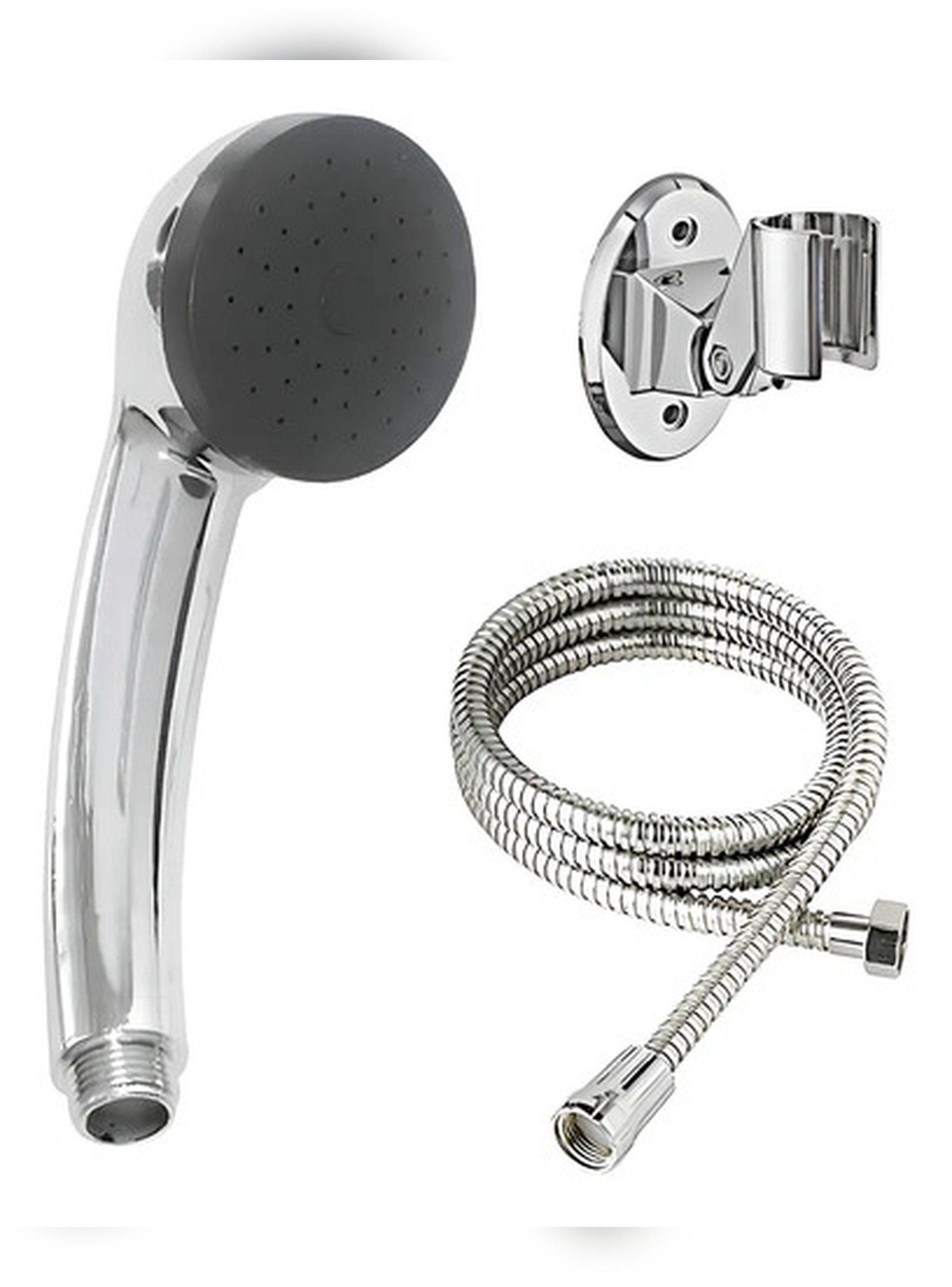 Juego de ducha 1 Funcion flexible 1,5 mt y soporte Stretto-0
