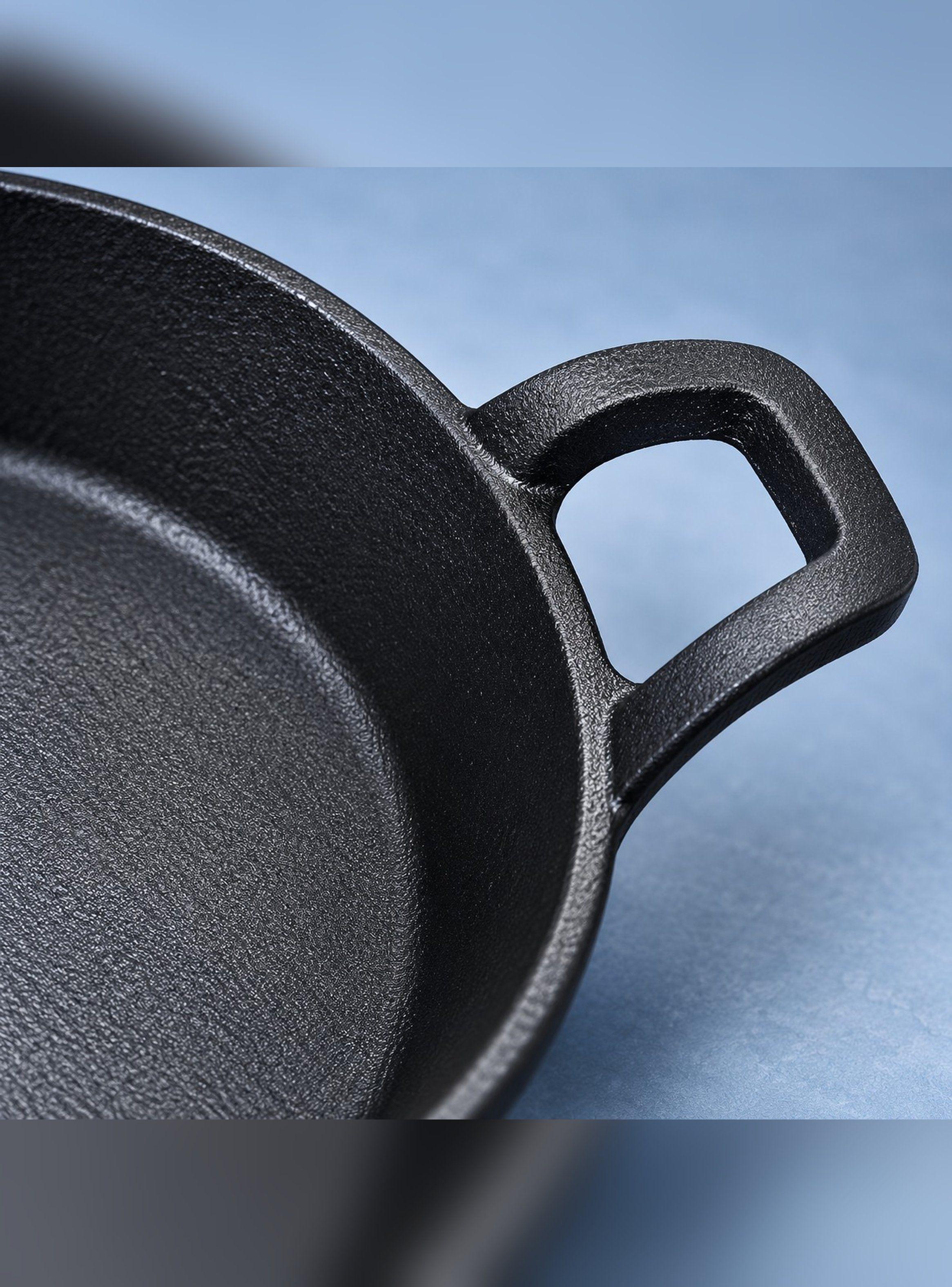 Paila de Fierro Fundido Bolton 18 cm con Dos Asas Negra-3