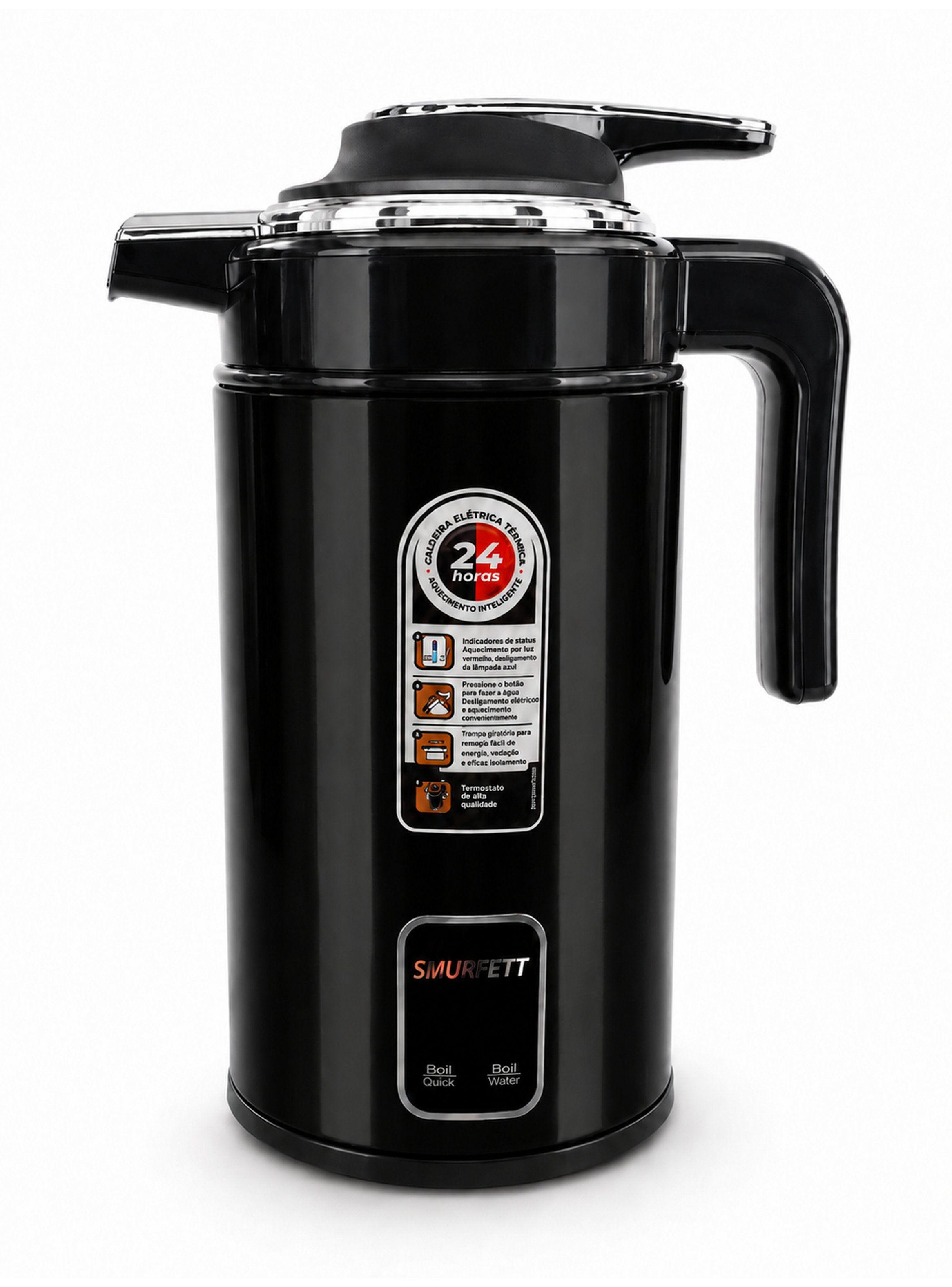 Termo Hervidor Electrico 2.3 Litros 1500W  Color Negro-3