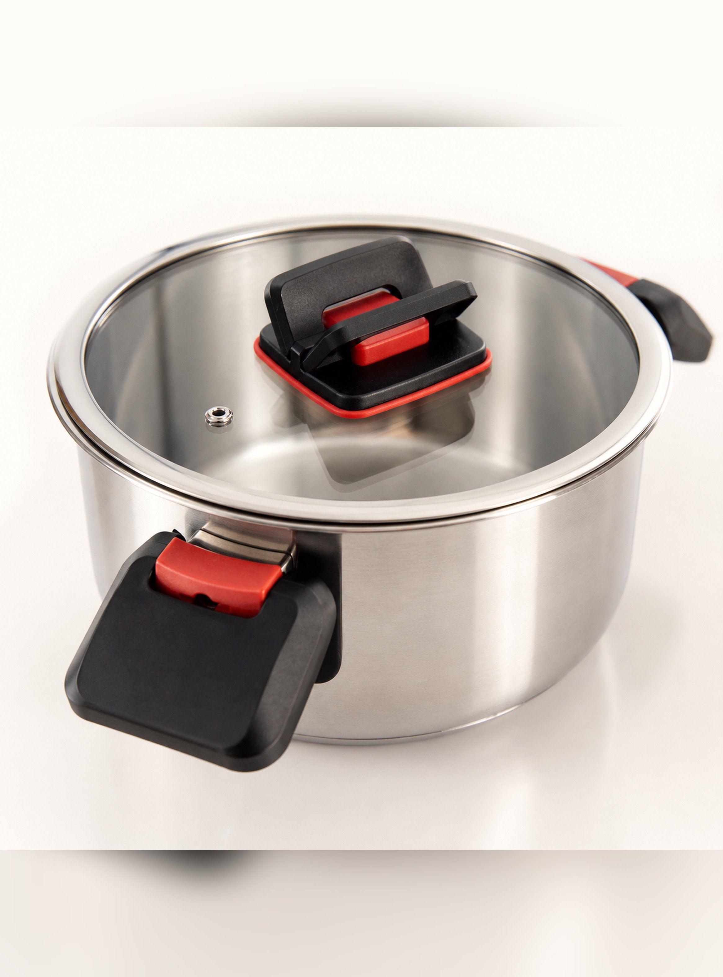 Batería De Cocina Vitta Spazio 6 Piezas Con Asas Plegables-7