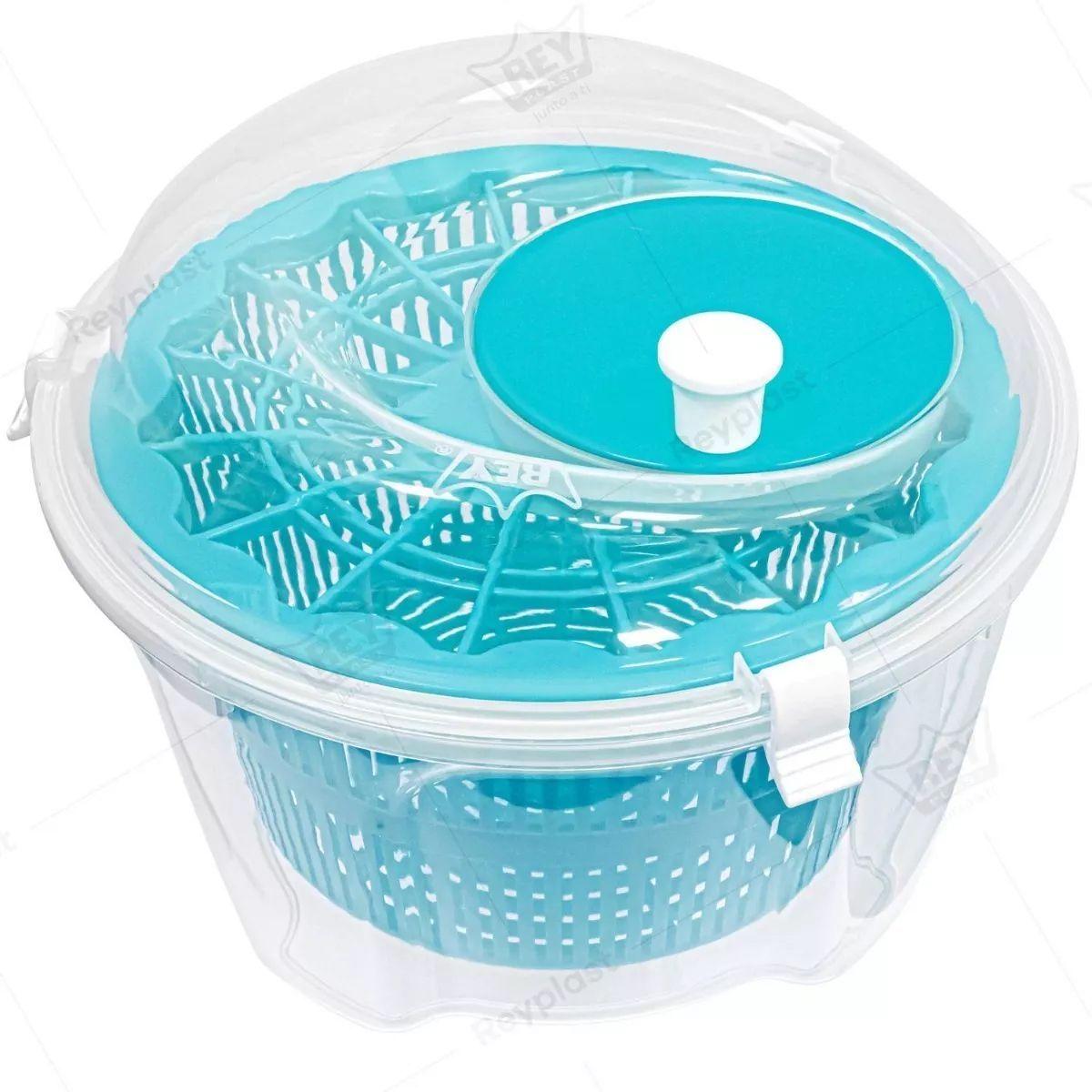 Centrifugo Escurridor Exprimidor Vegetales Ensalada Reyplast-2