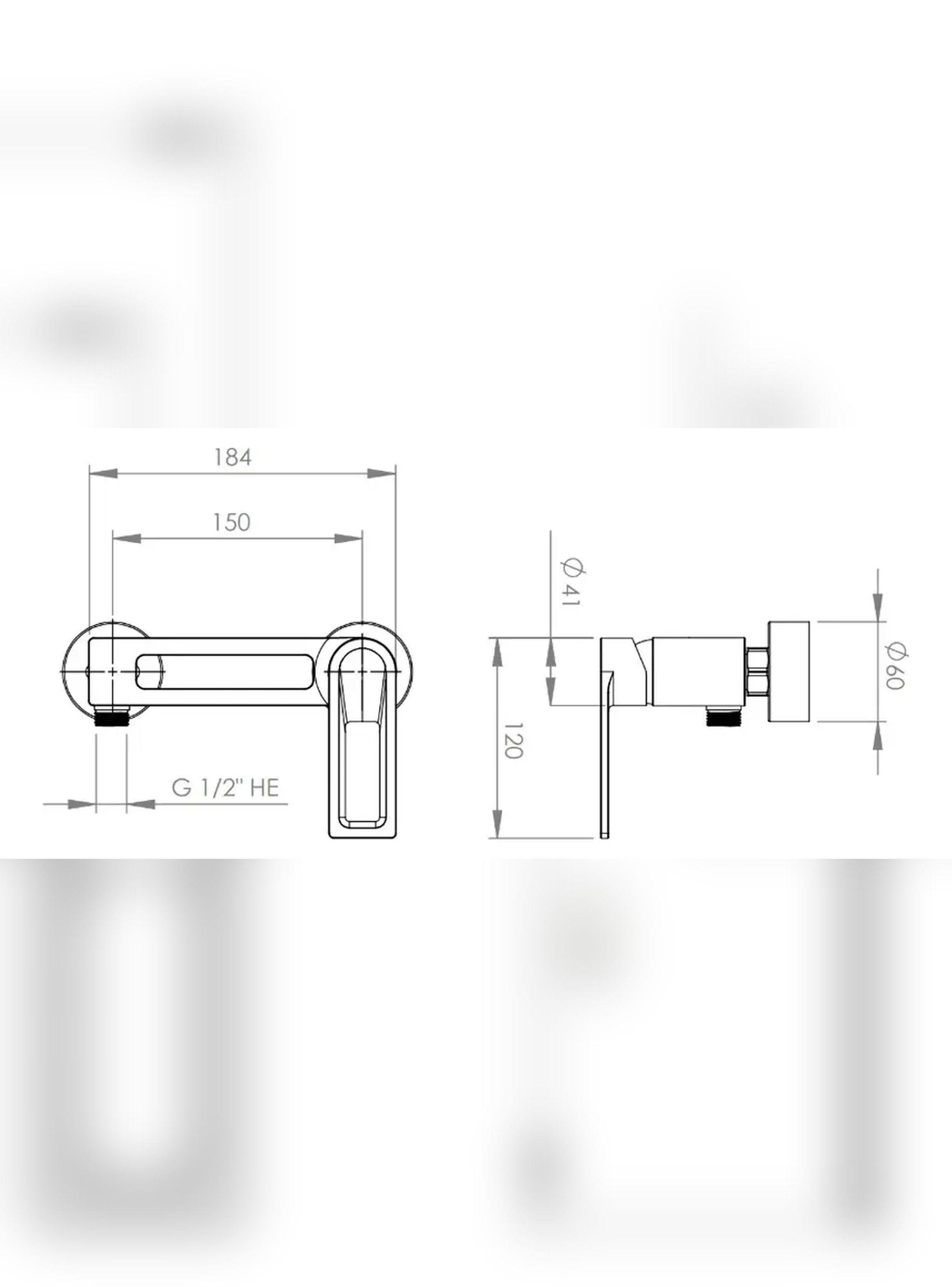 Monomando Llave Grifo Ducha Modelo Tarento Marca Stretto-5