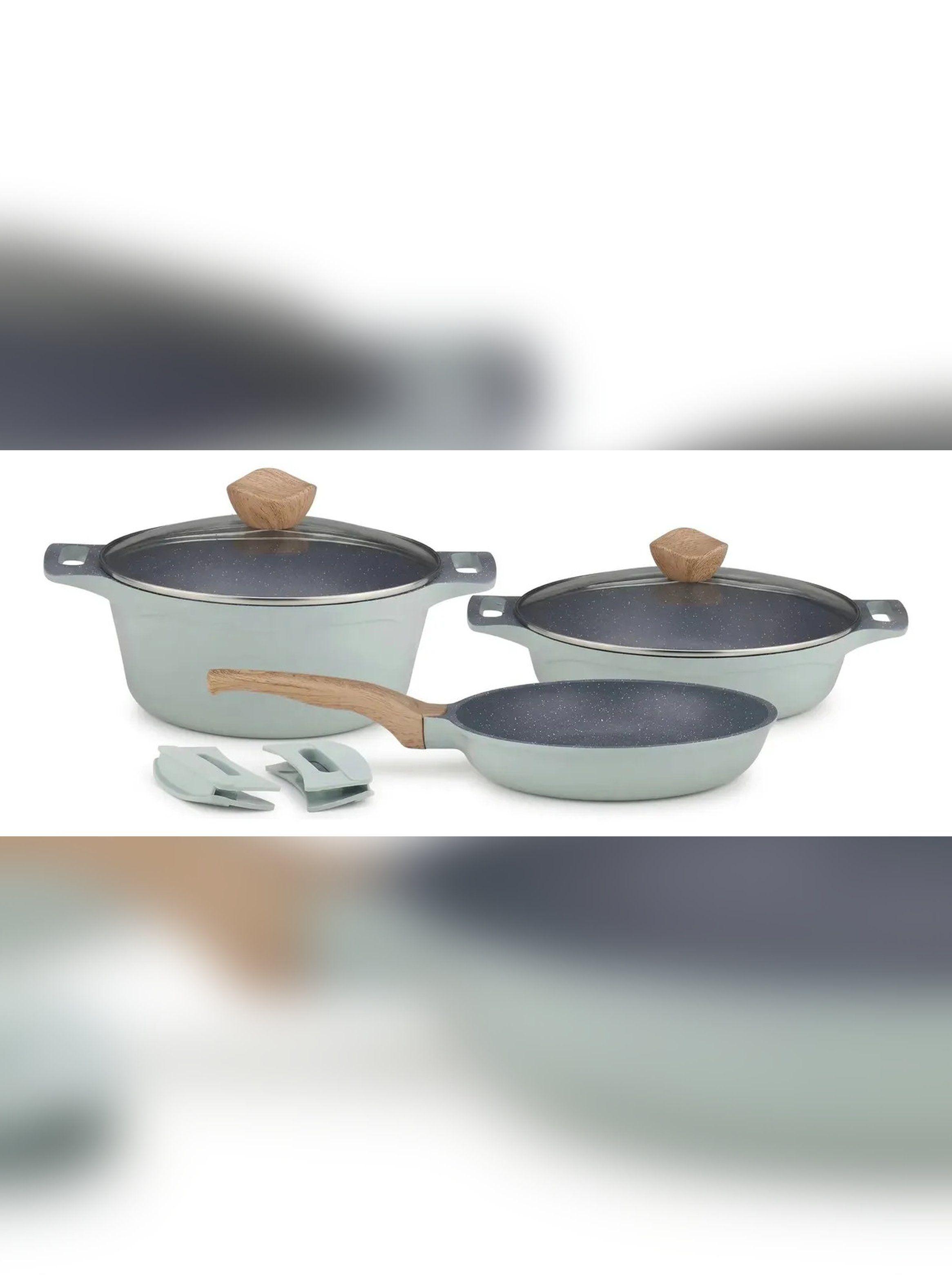 Bateria de Cocina 5 Piezas Aluminio Fundido Seki Monaco-4