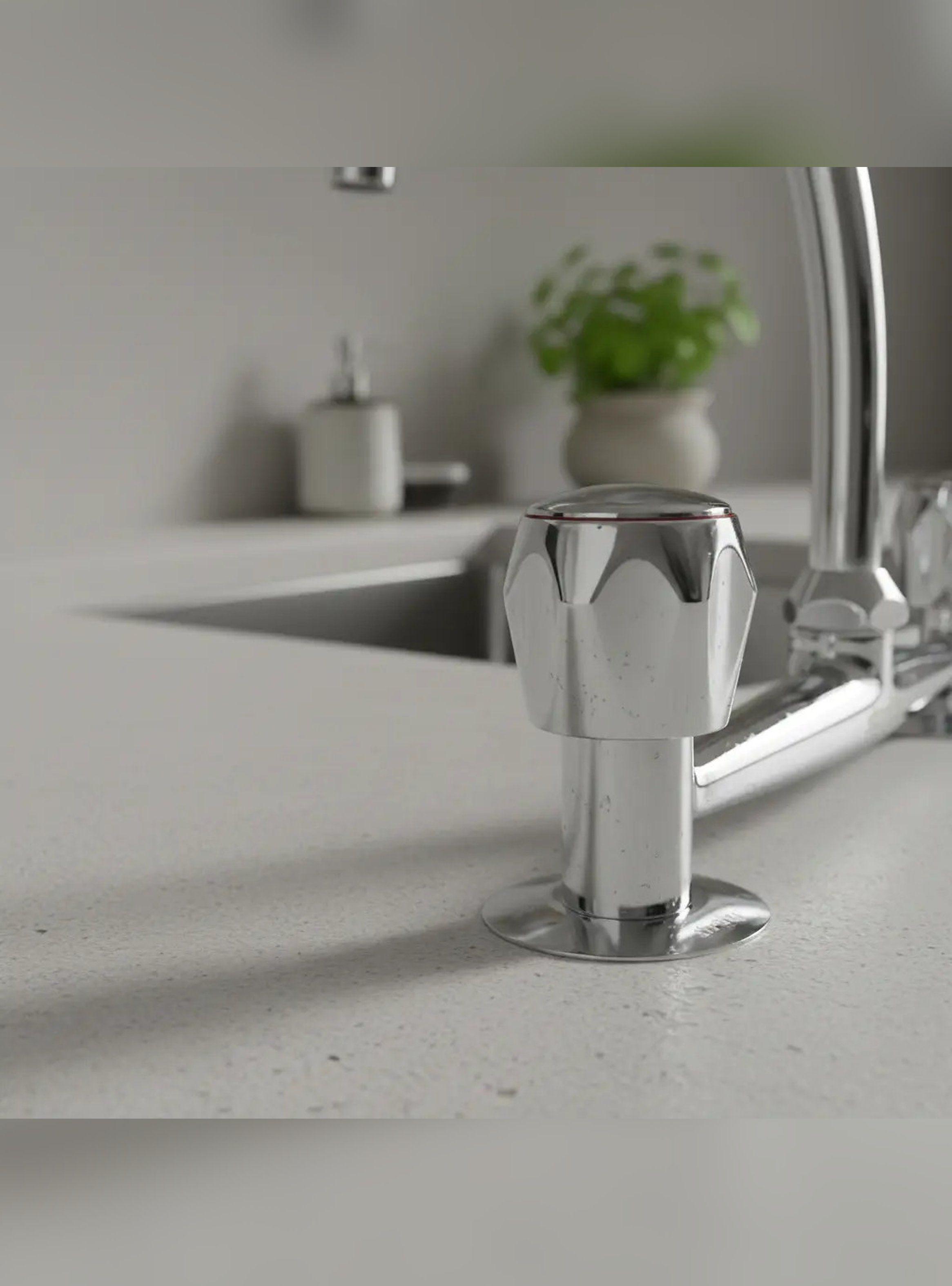 Combinación Llave Grifo Lavaplatos Mossini Metal 8 Stretto-2