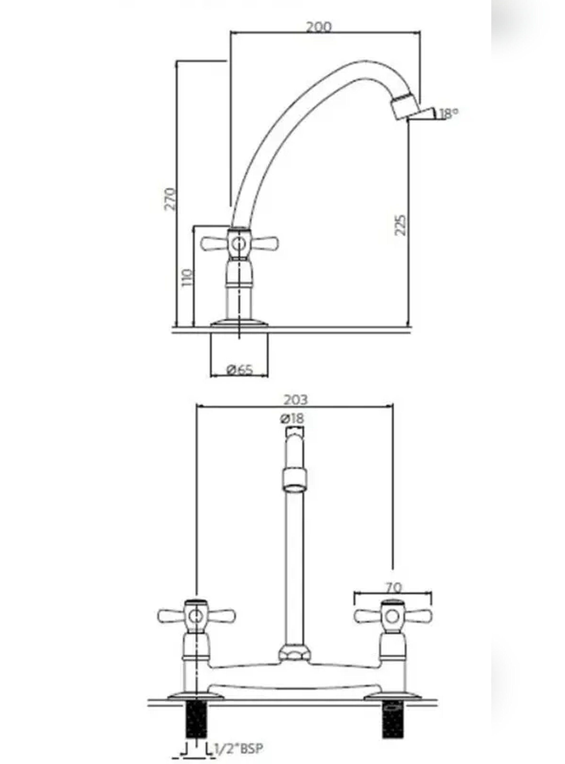 Combinación Llave Grifo Lavaplatos Mossini Metal 8 Stretto-6