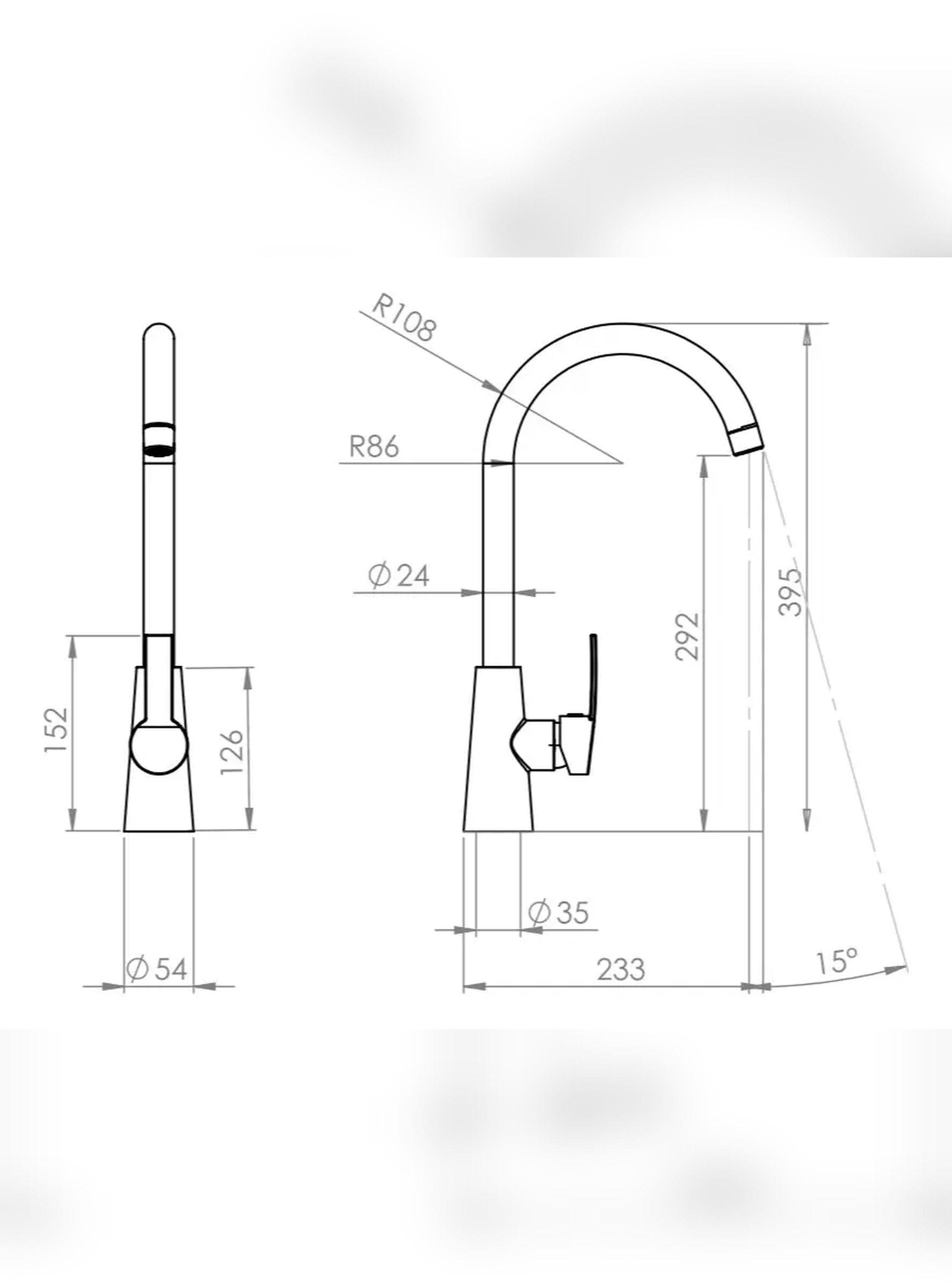 Monomando Llave Grifo Lavaplatos Lodino Stretto Grafito-4