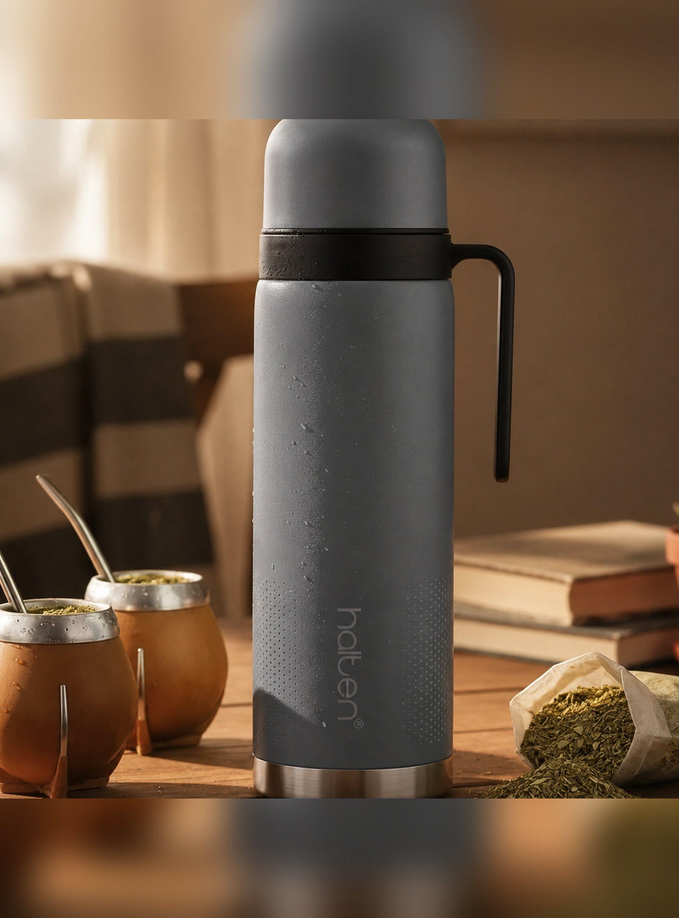 Termo Matero 1 L Acero Inox con Pico Multidireccional Halten-0