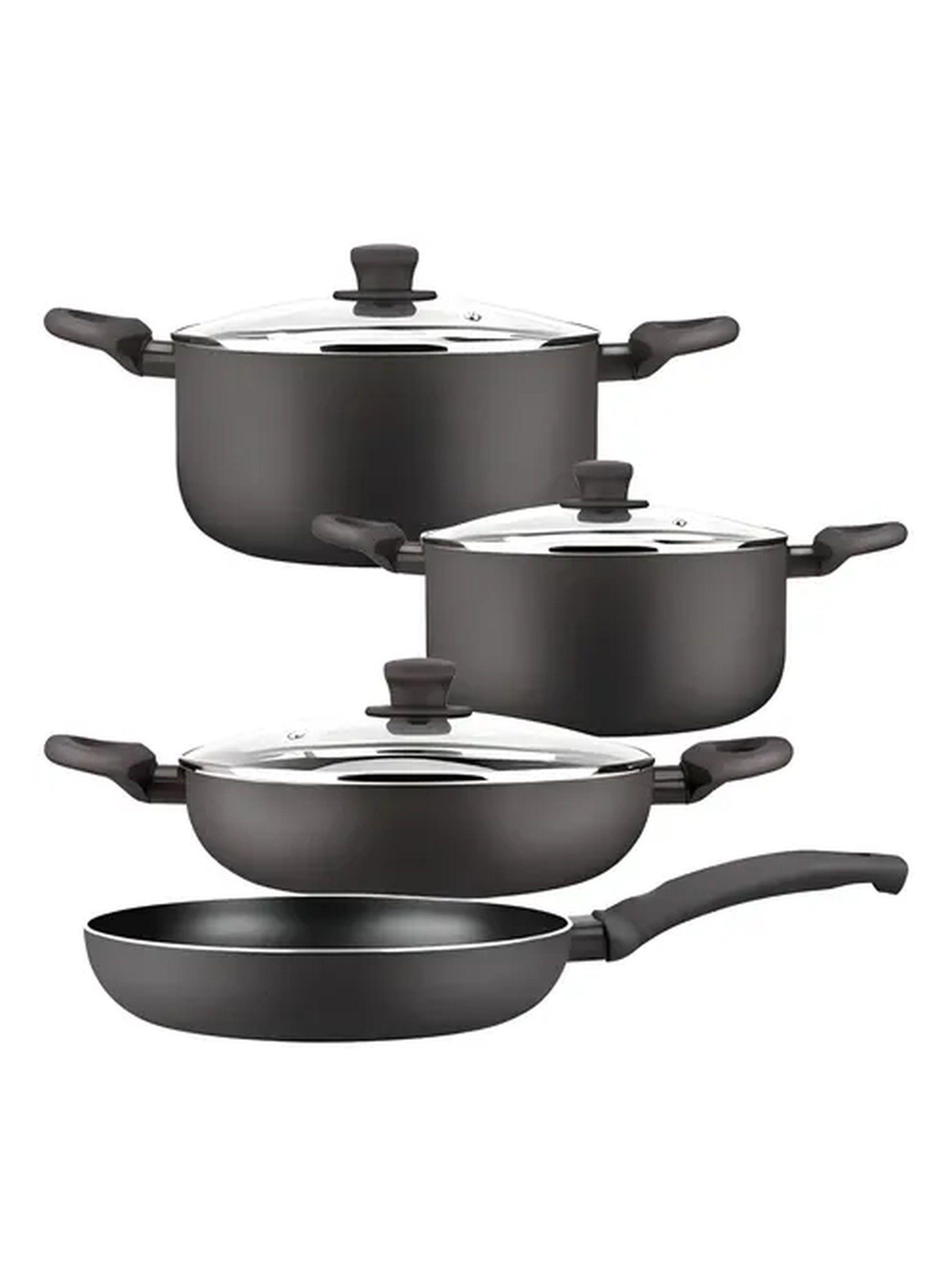 Batería De Cocina Antiadherente Marmicoc Spring 7 Piezas-0