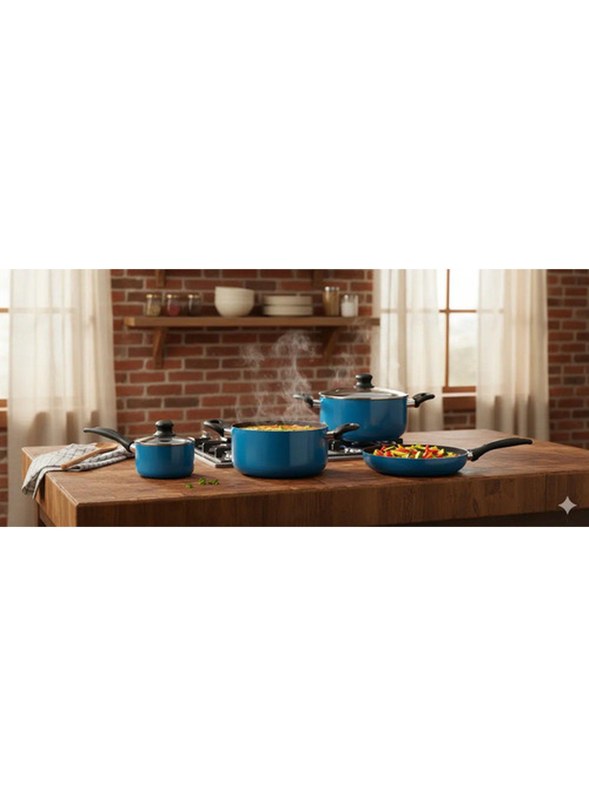 Batería de Cocina Antiadherente Fantuzzi 7 Piezas Atlantico-4