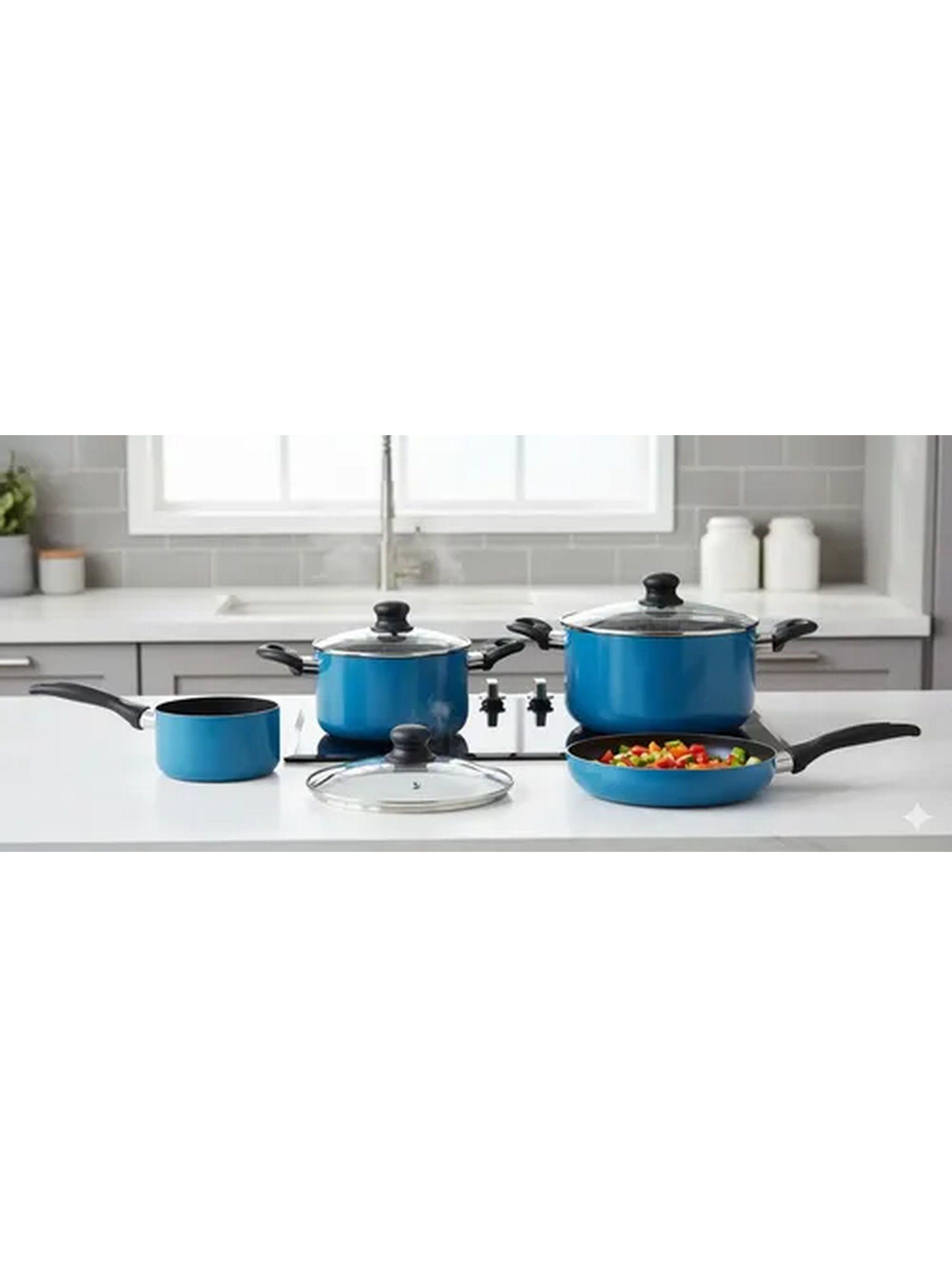 Batería de Cocina Antiadherente Fantuzzi 7 Piezas Atlantico-6