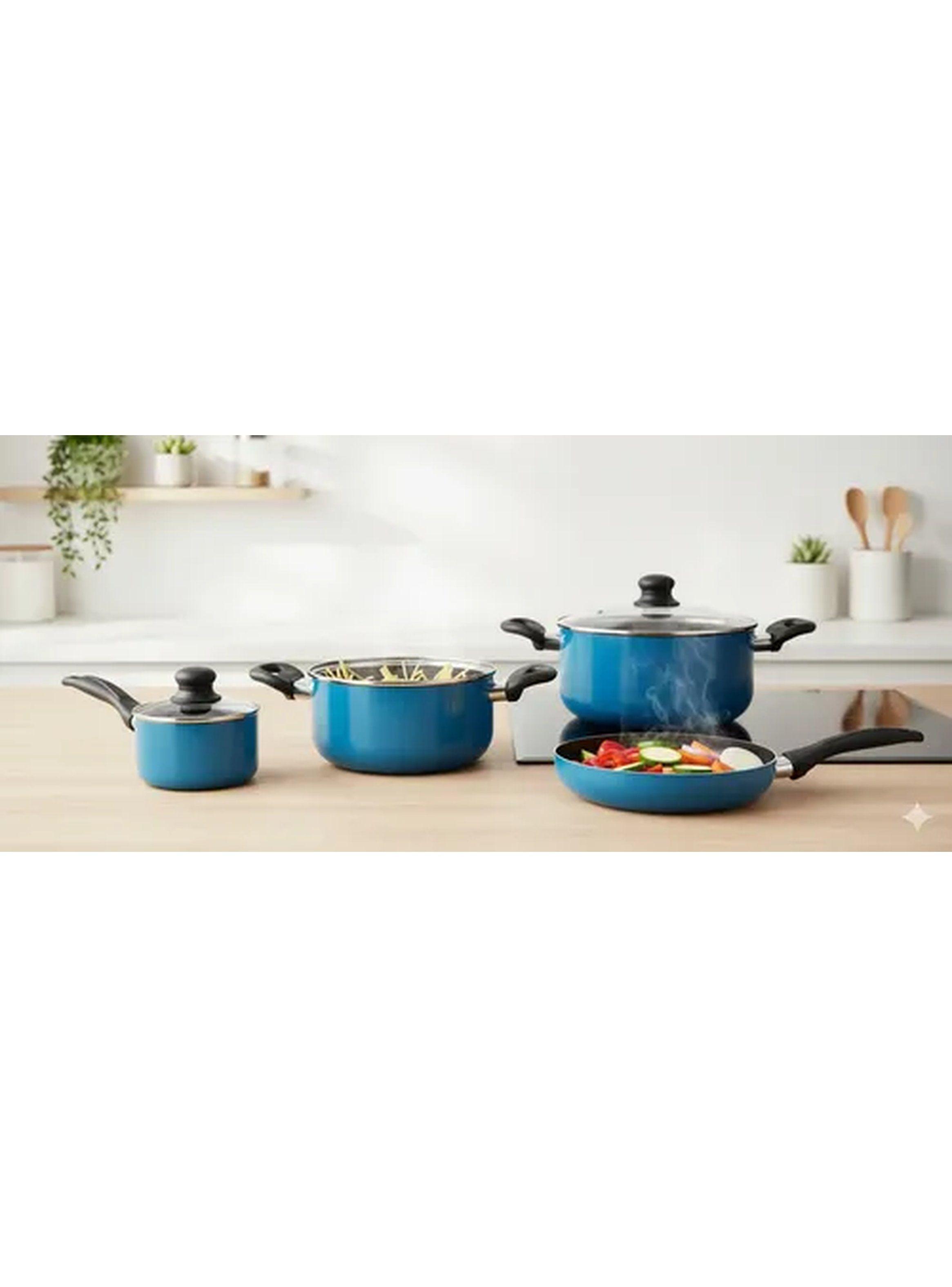 Batería de Cocina Antiadherente Fantuzzi 7 Piezas Atlantico-7