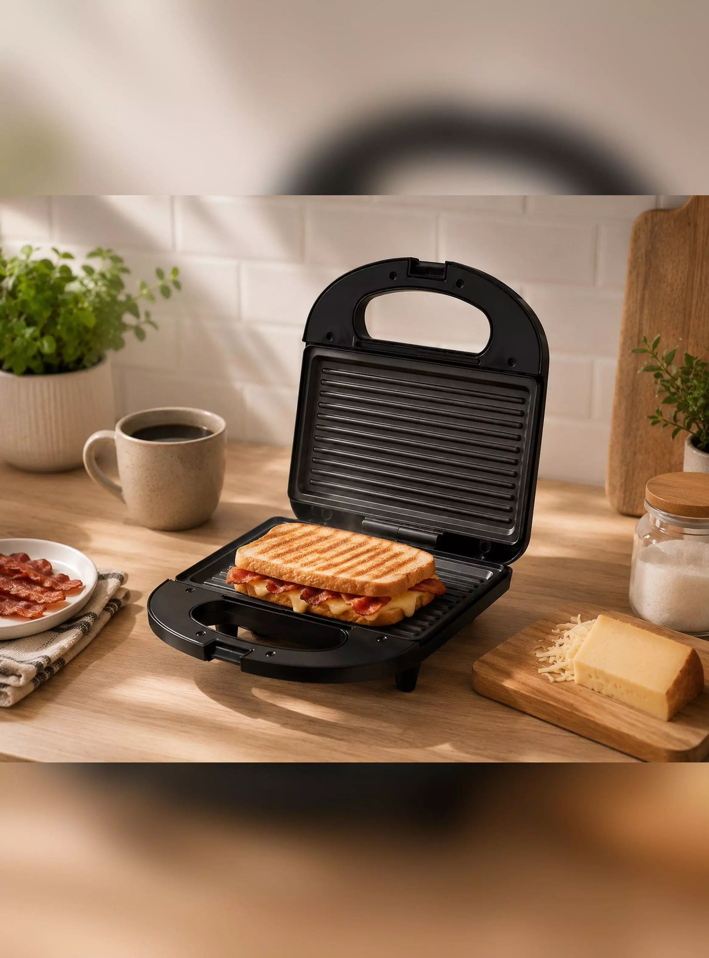 Tostador Eléctrico 750W Tipo Grill Color negro-2
