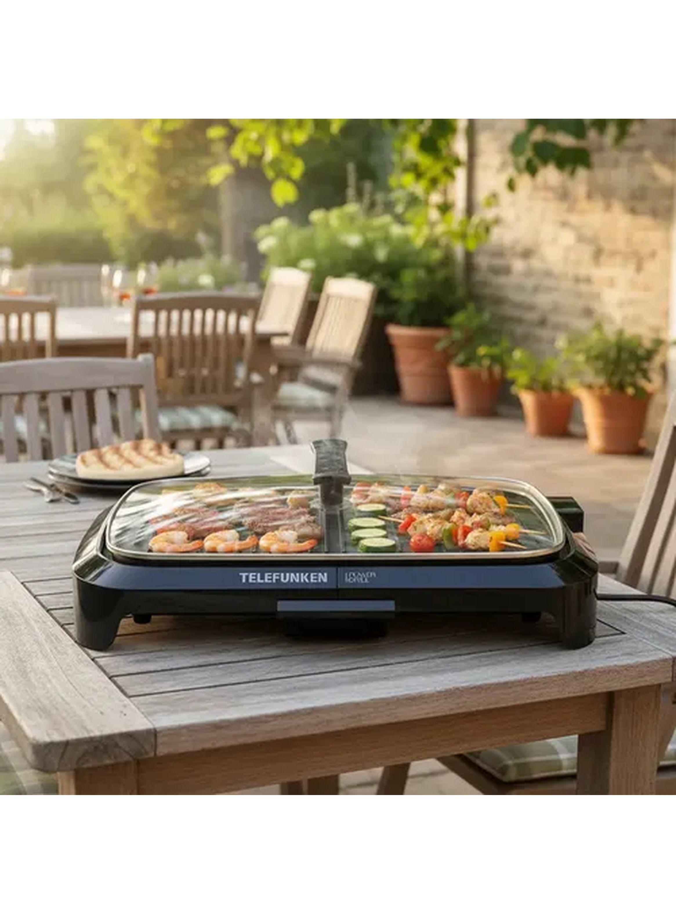 Parrilla Eléctrica 5 Niveles Telefunken Power Grill 1.6kW-1