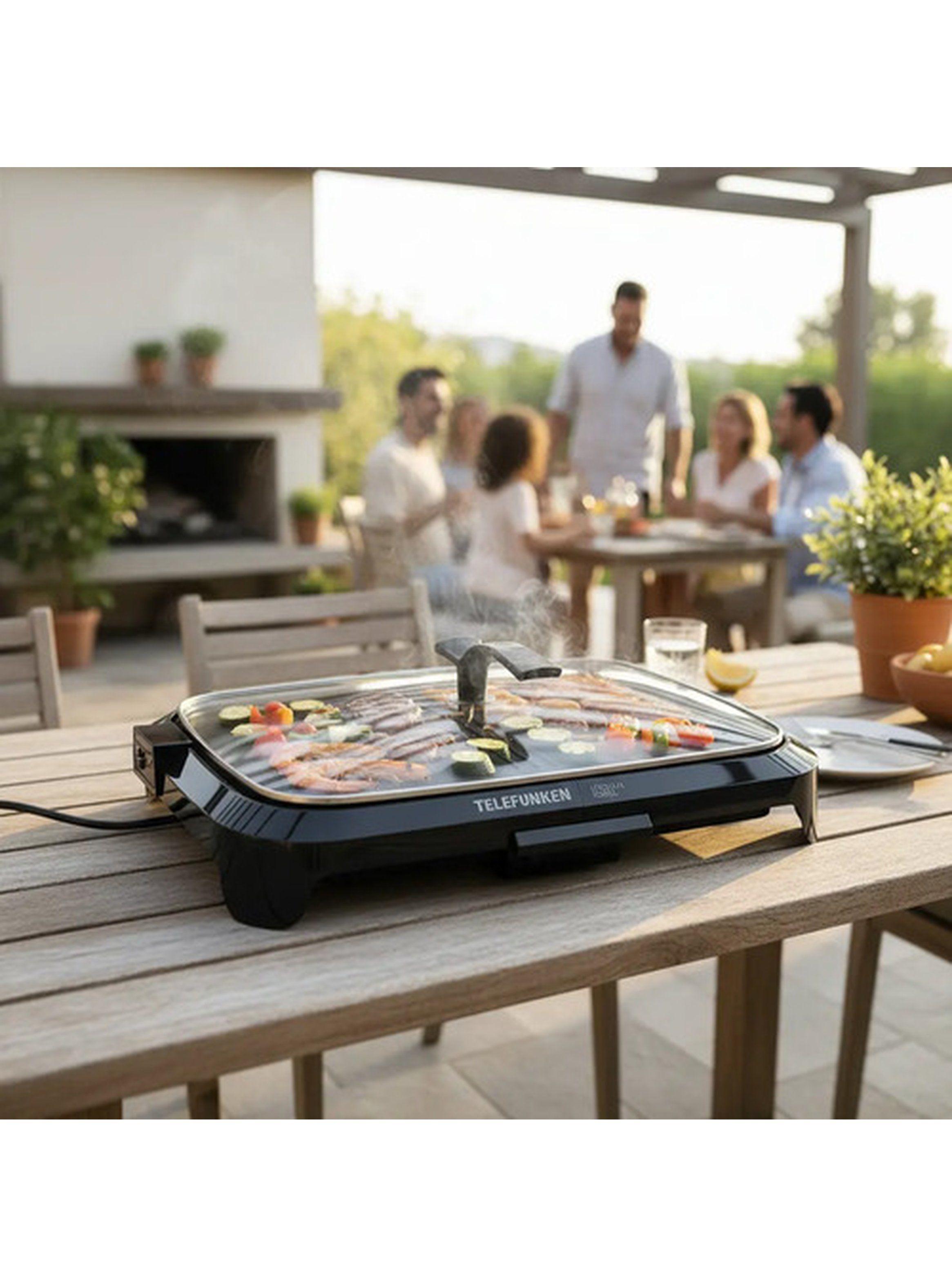 Parrilla Eléctrica 5 Niveles Telefunken Power Grill 1.6kW-2