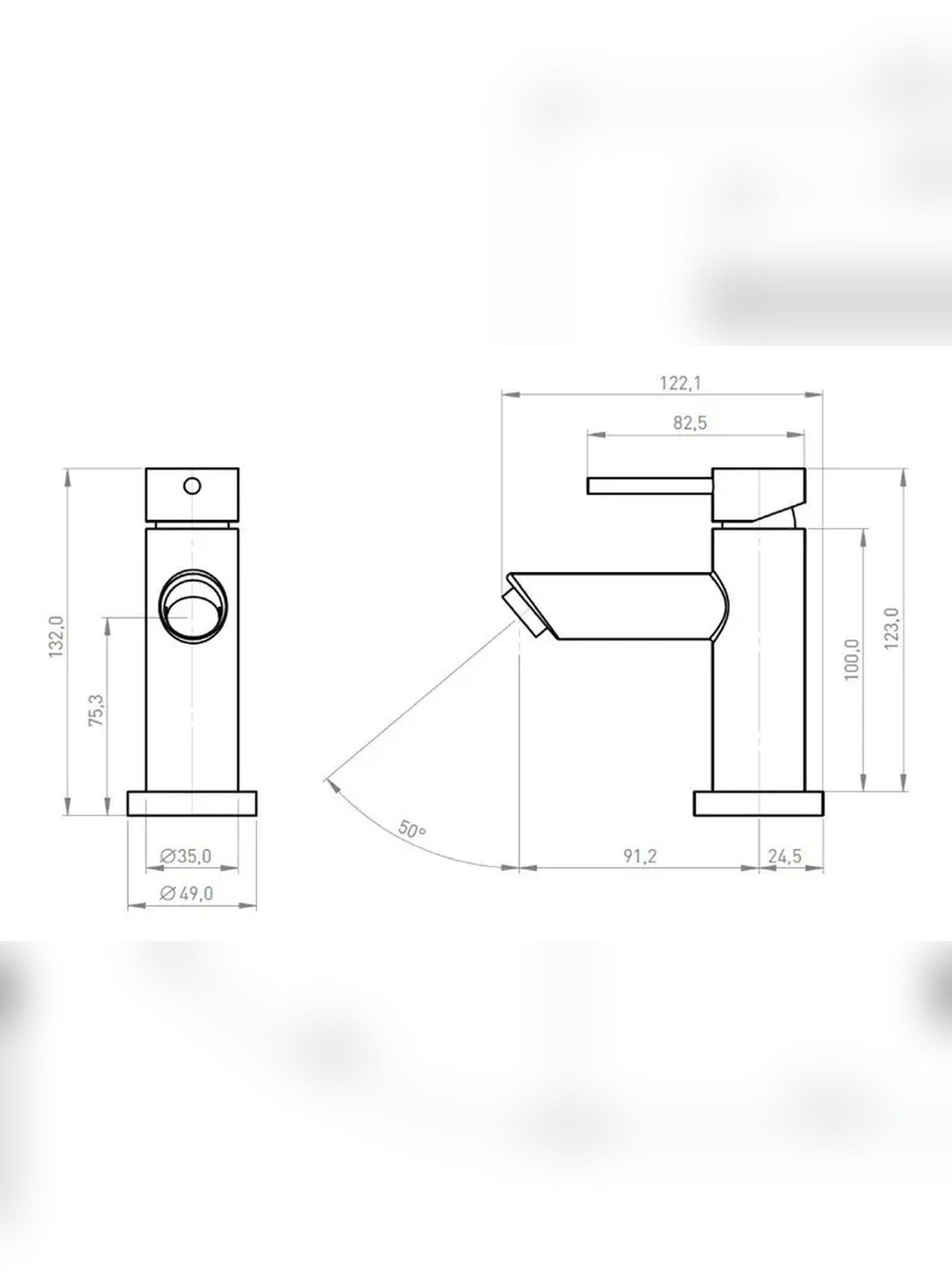 Monomando Llave Grifo Para Lavatorio Modelo Oregon Marca PMB-4