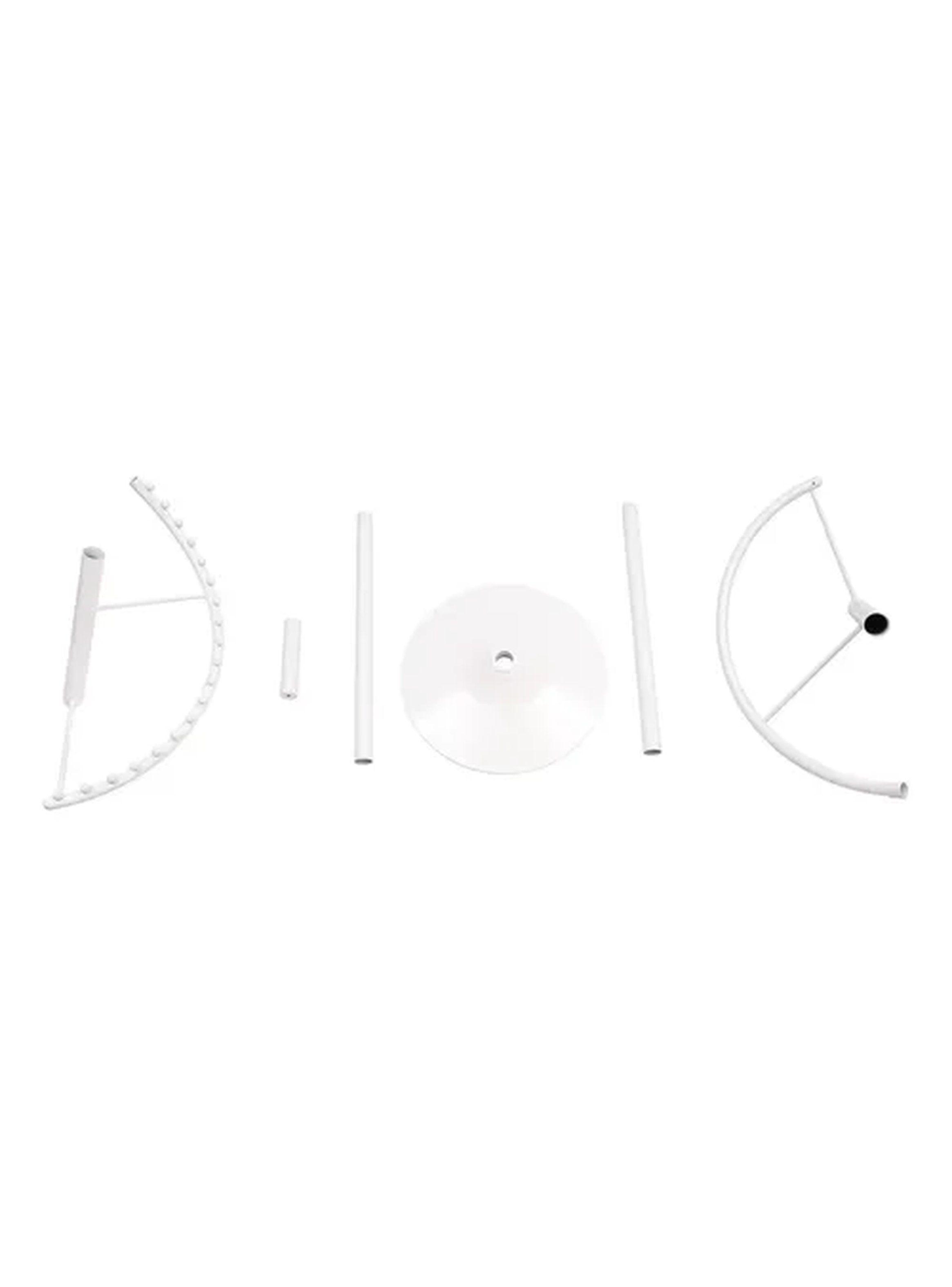 Perchero colgador Exhibidor Espiral Premium Color Blanco-7