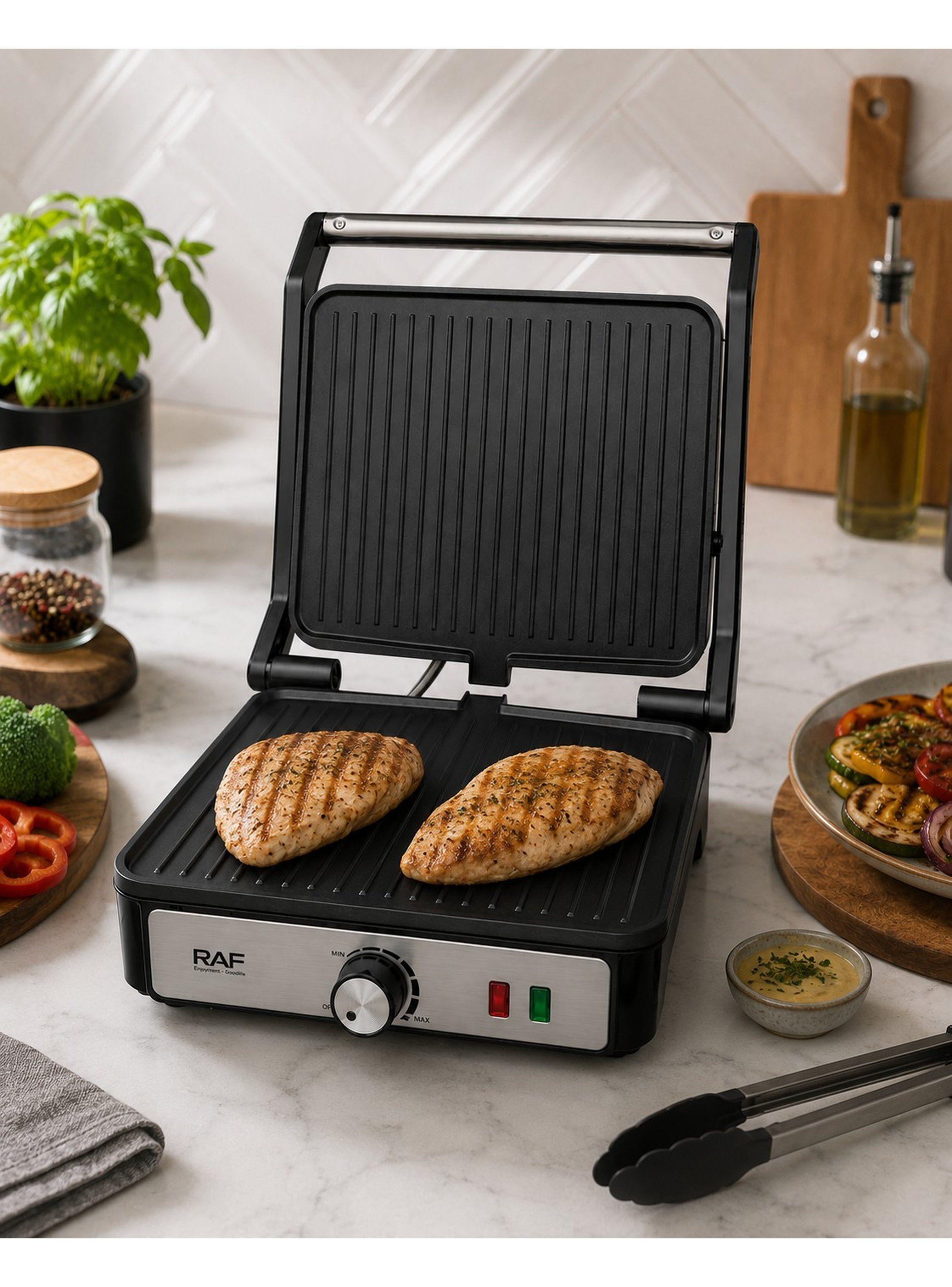 Tostador Panini  Plancha Parrillera 2000W Con Grill-4