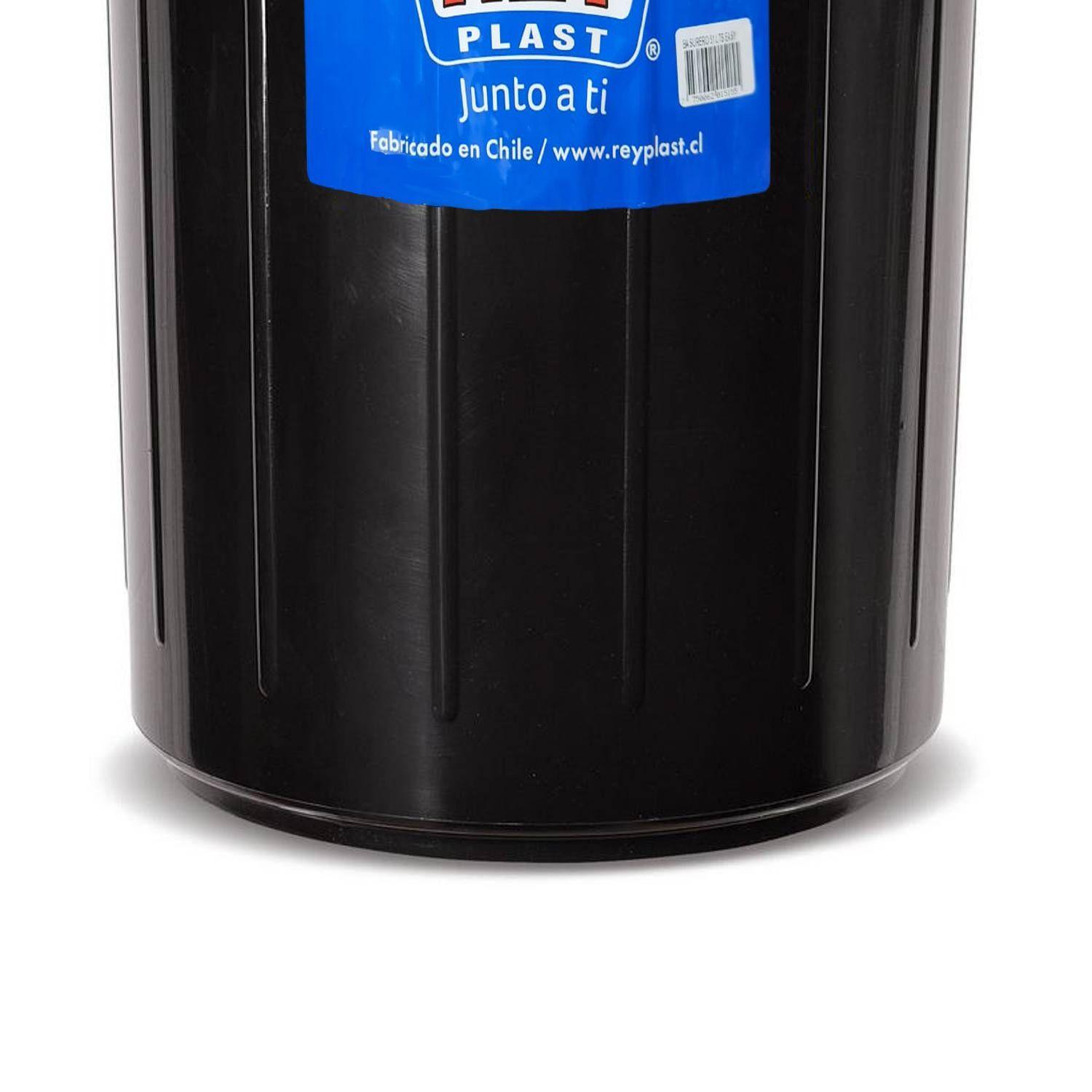 Basurero De 51 Litros Con Tapa Retractil-3