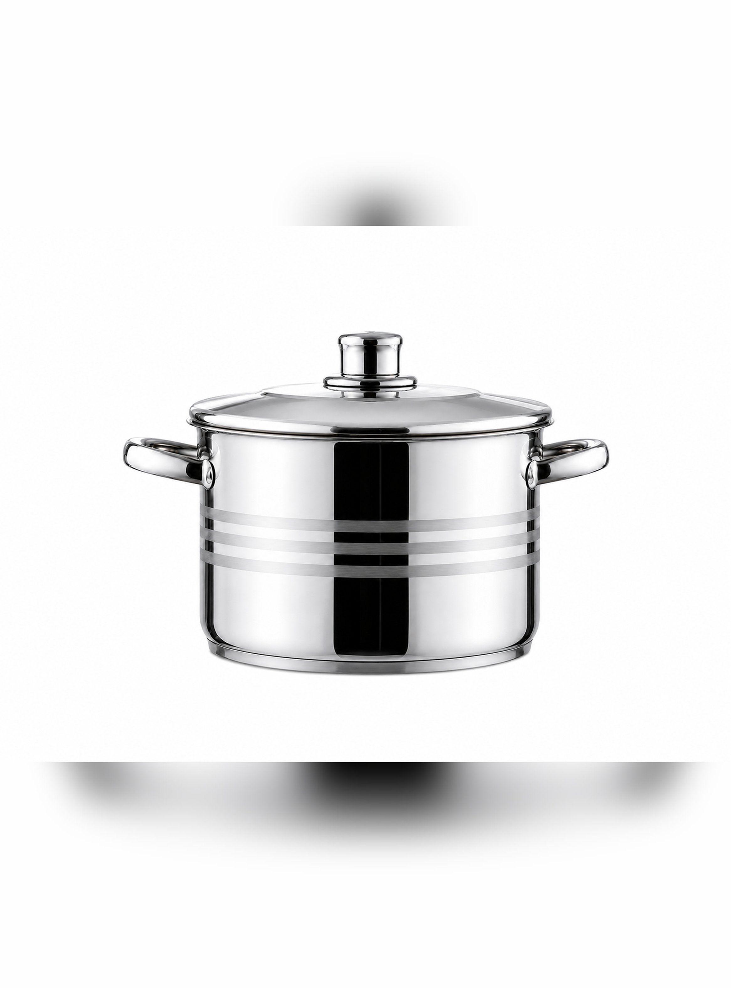 Cacerola Acero Inoxidable 20 Cm 3,3L 0.6 MM Oslo Marca Vitta-3