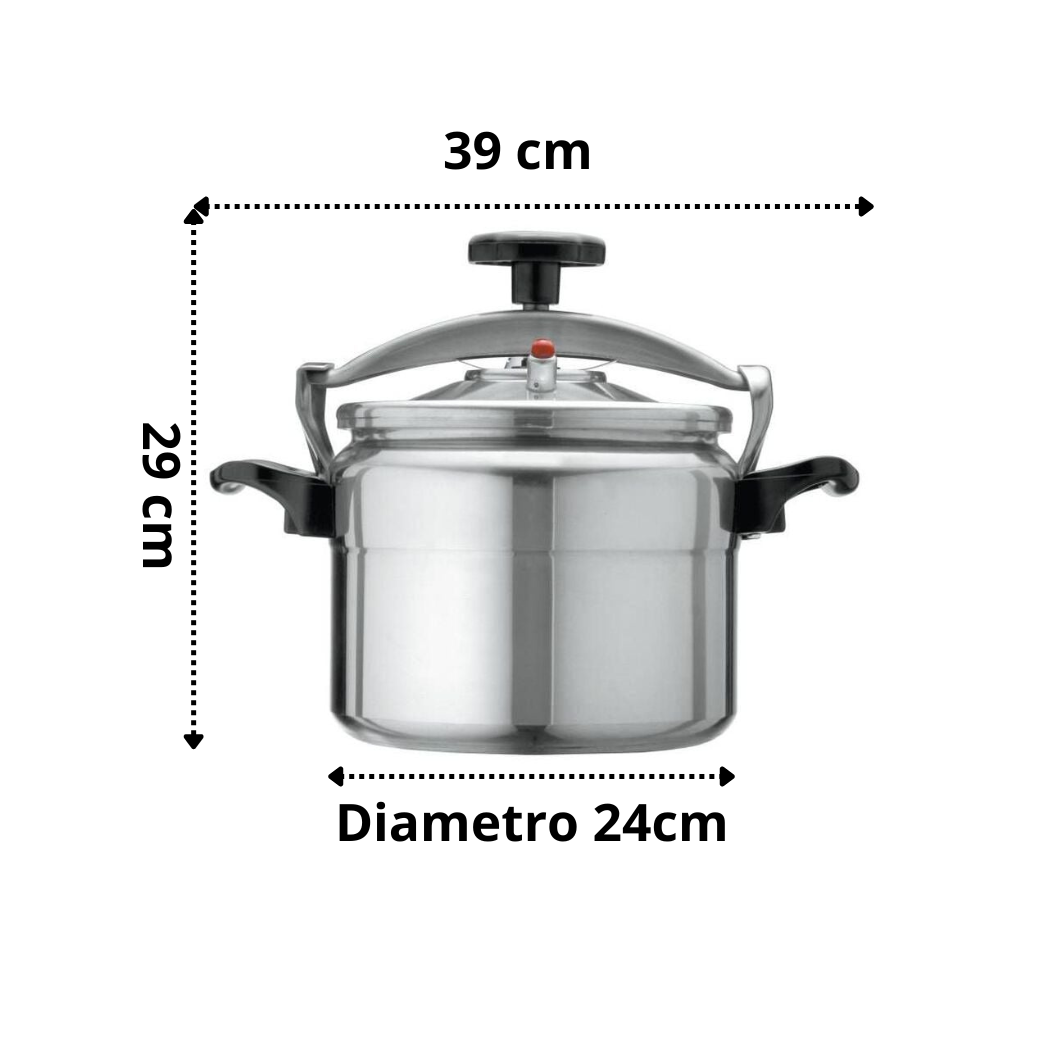 Olla A Presión Aluminio 8l Fantuzzi Comprezzo-4