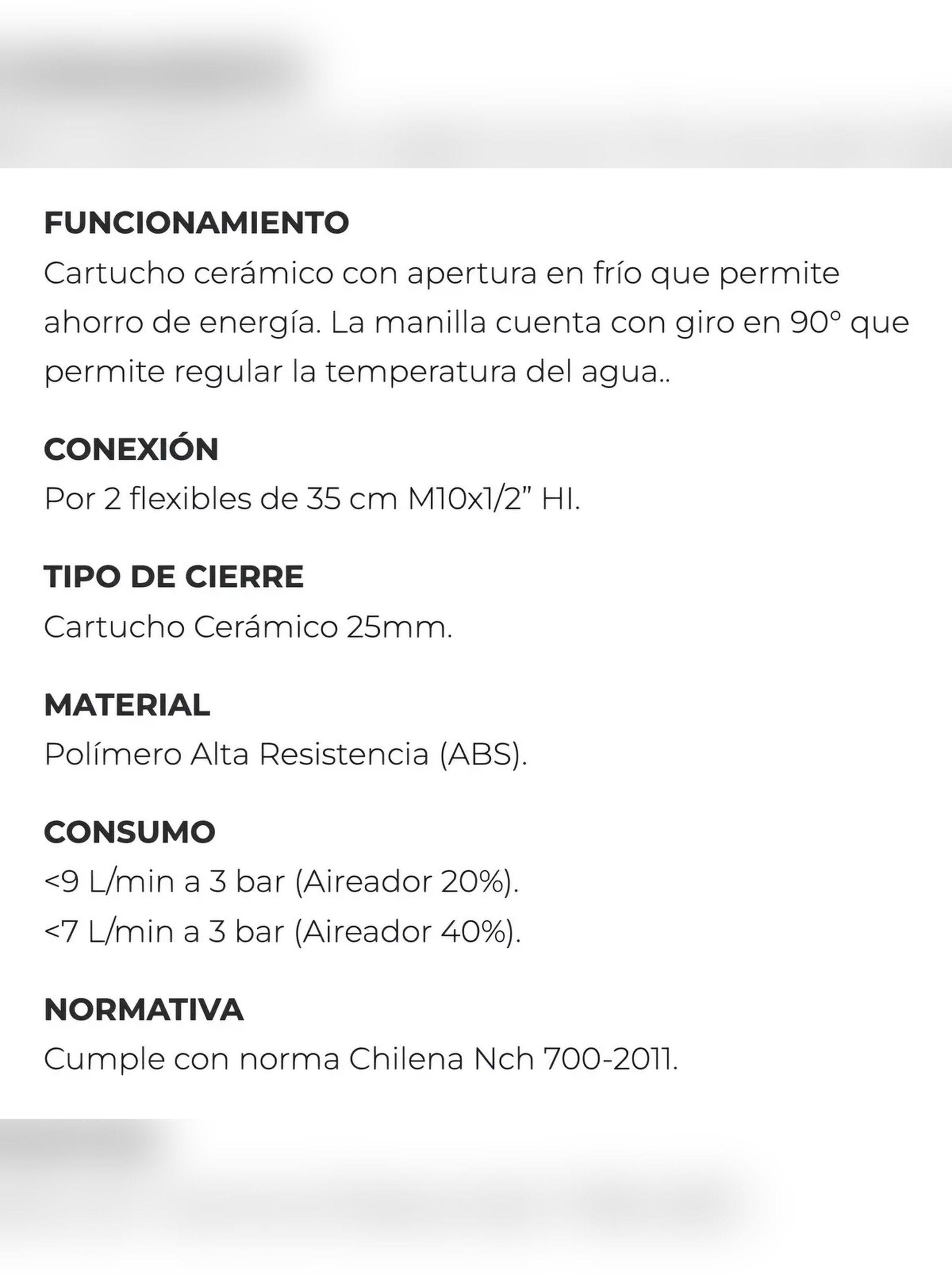 Monomando Llave Grifo Lavamanos Modelo High Dallas Marca PMB-4
