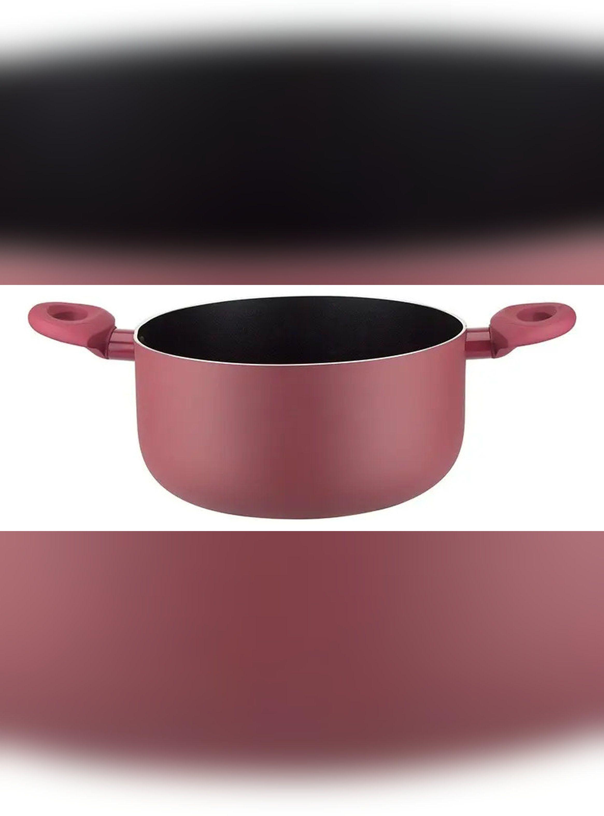 Olla Antiadherente 20 Cm Marmicoc Spring Granate-3