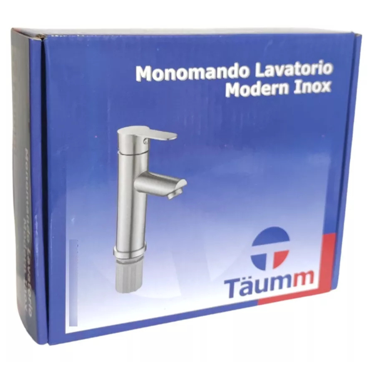 Llave Monomando Lavatorio Lavamanos Modern Plateado Cepillado-7