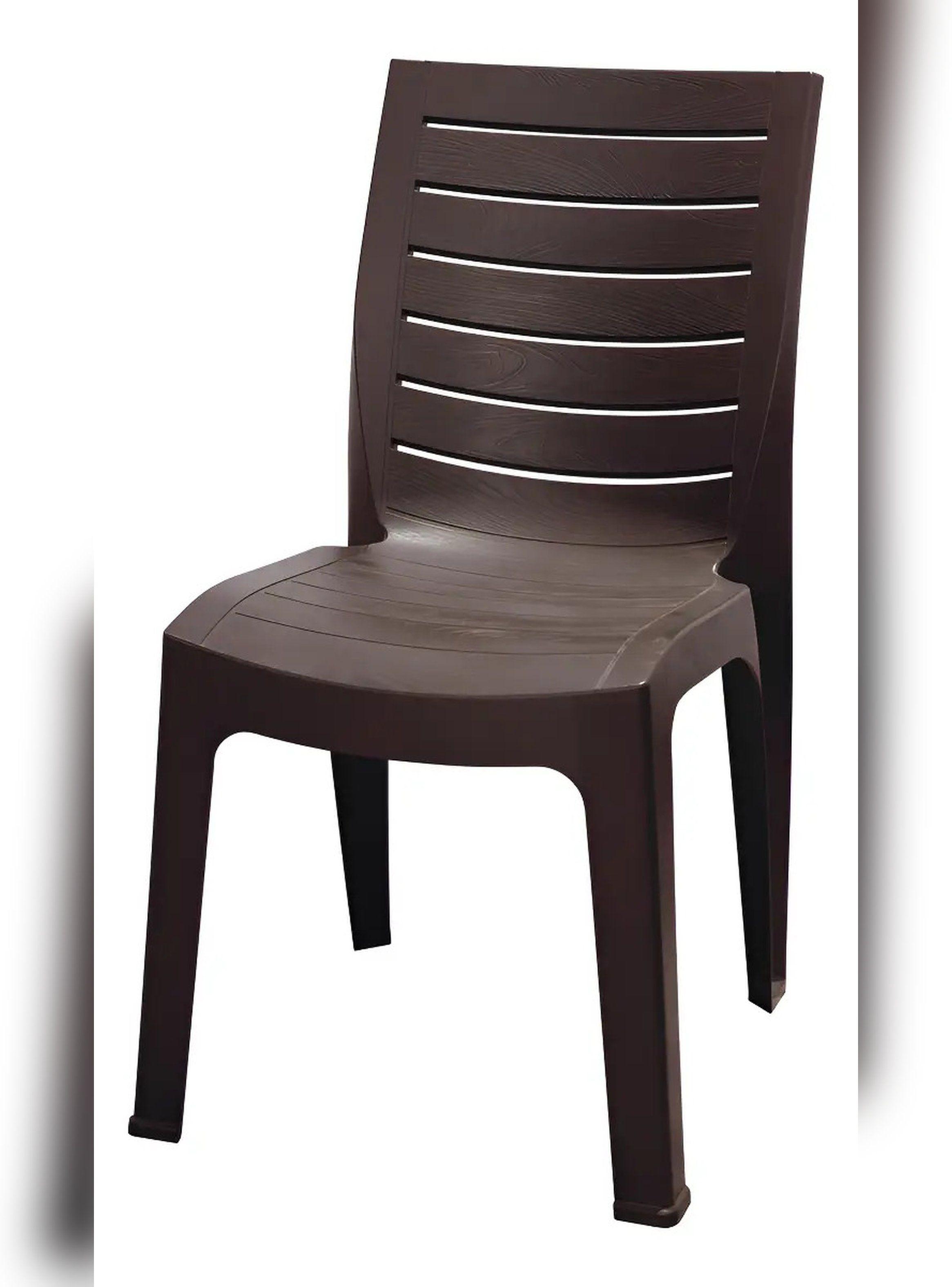 Silla Para Jardin Living Habitacion Modelo Roble Reyplast-1