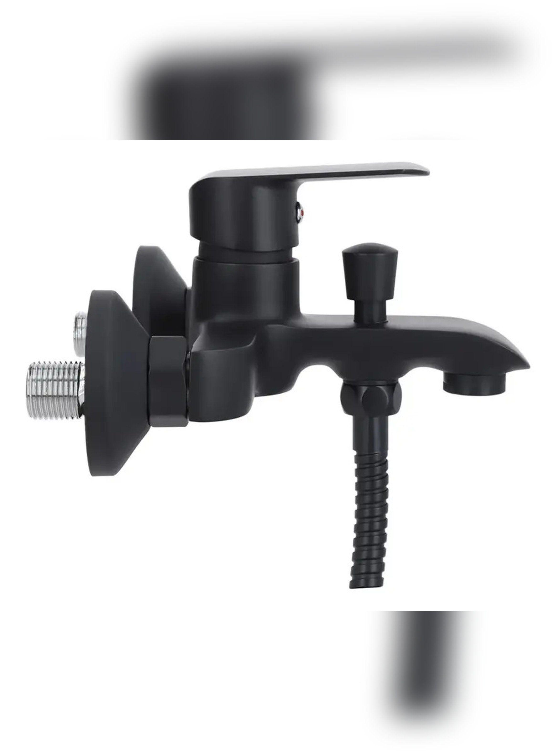 Monomando Llave Grifo Tina Ducha Priego Stretto Negro-2