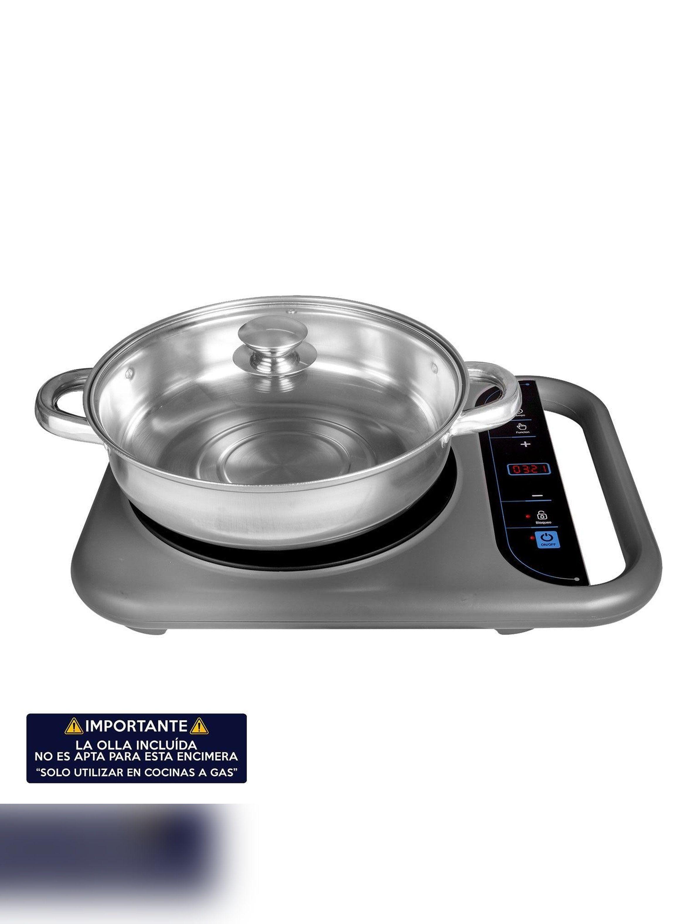 Cocinilla Eléctrica Portatil Inducción 2000W Marca Blaupunkt-3