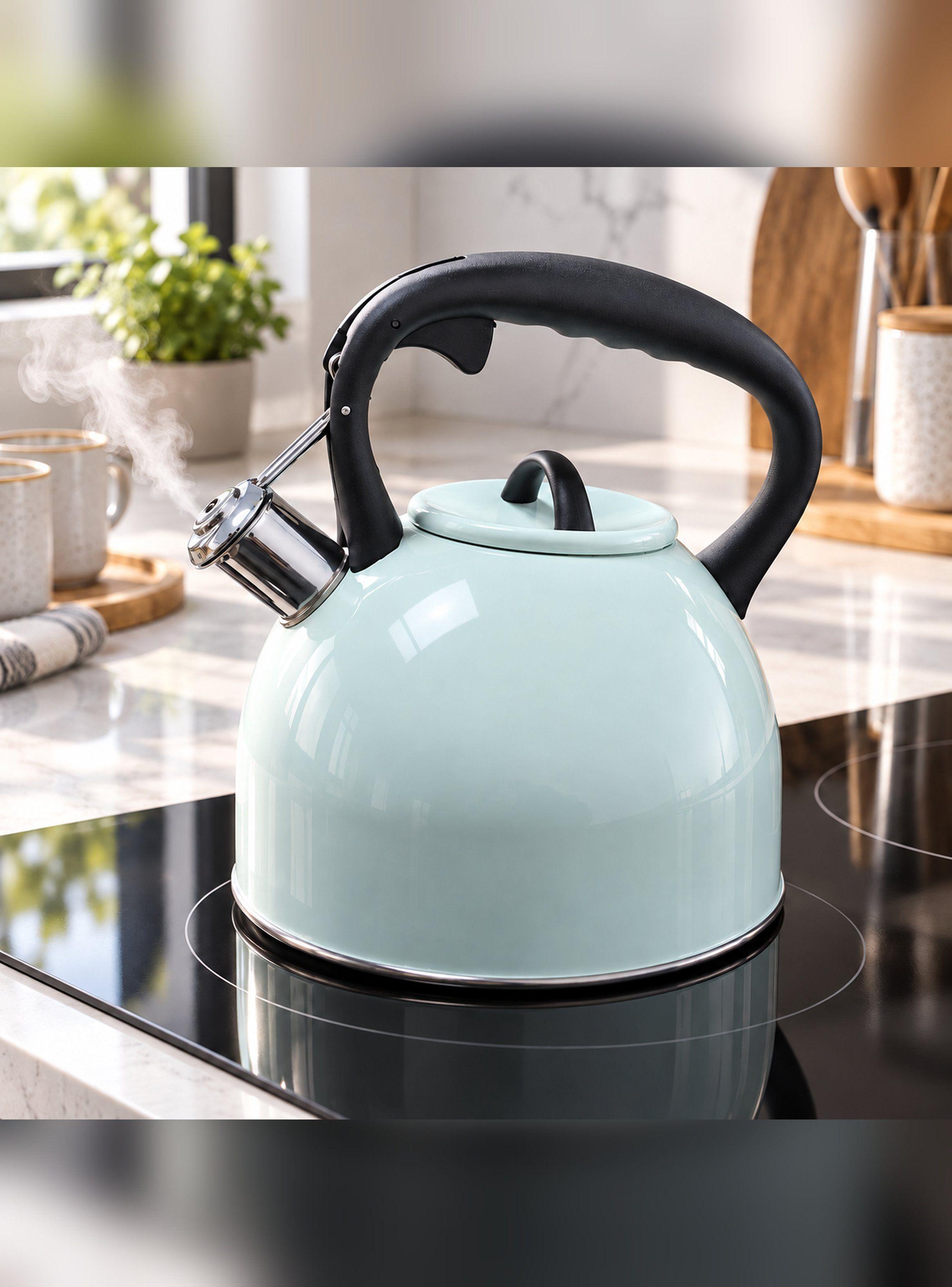 Tetera Wens Selene 3 Litros Silbato Acero Inoxidable Menta-2