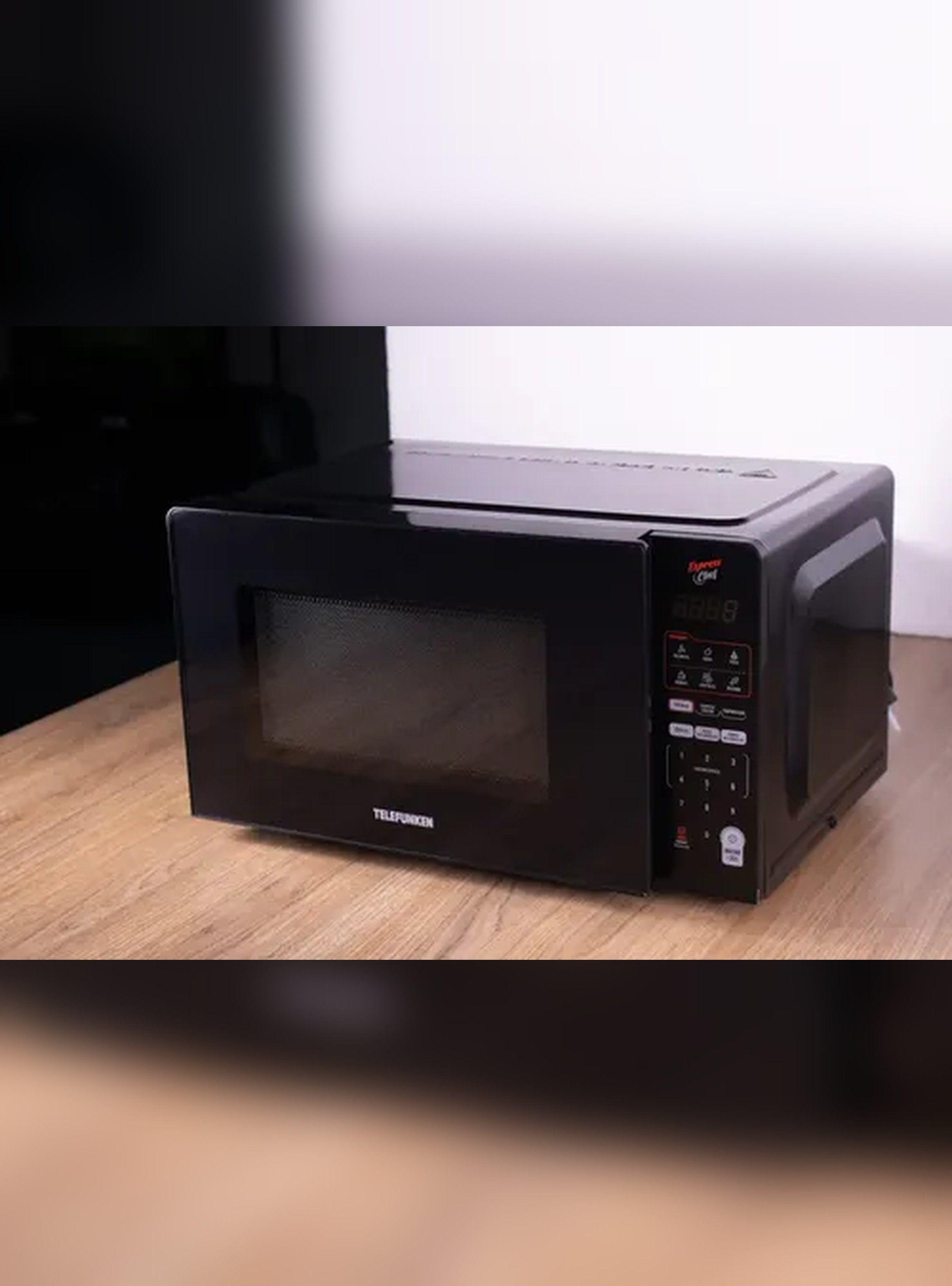 Microondas 26L Negro con Puerta Espejada Telefunken-2