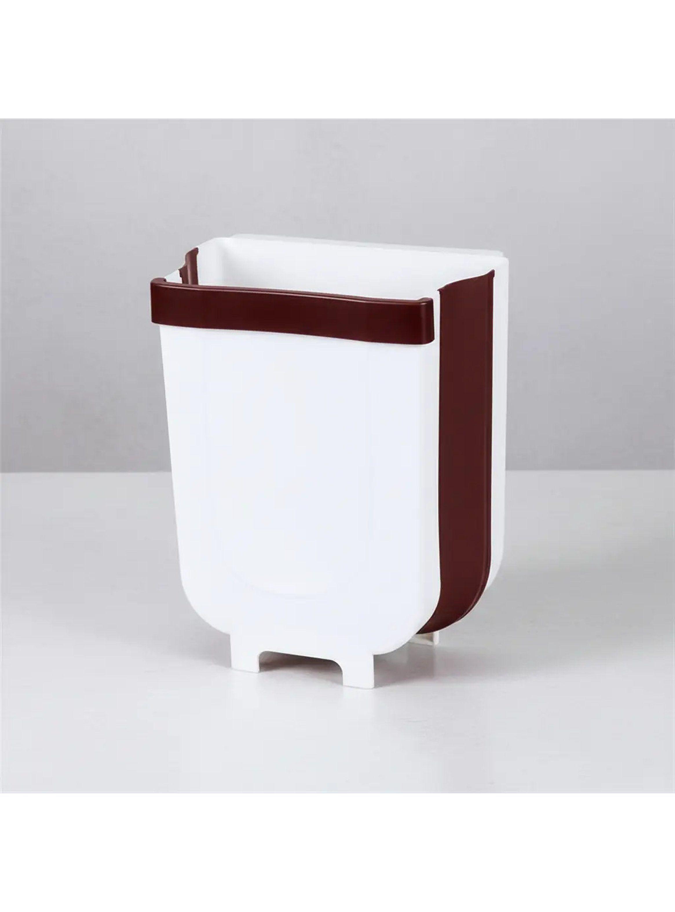 Basurero Plegable Multiusos Blanco Alta Capacidad-2