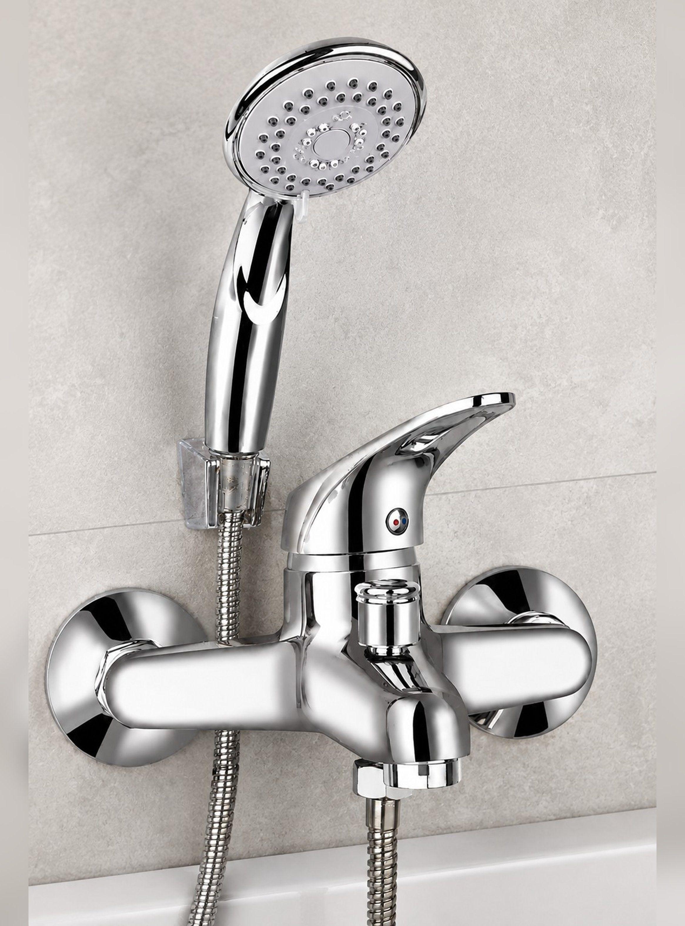 Monomando Llave Grifo Tina Ducha Modelo Domenica Marca Taumm-0