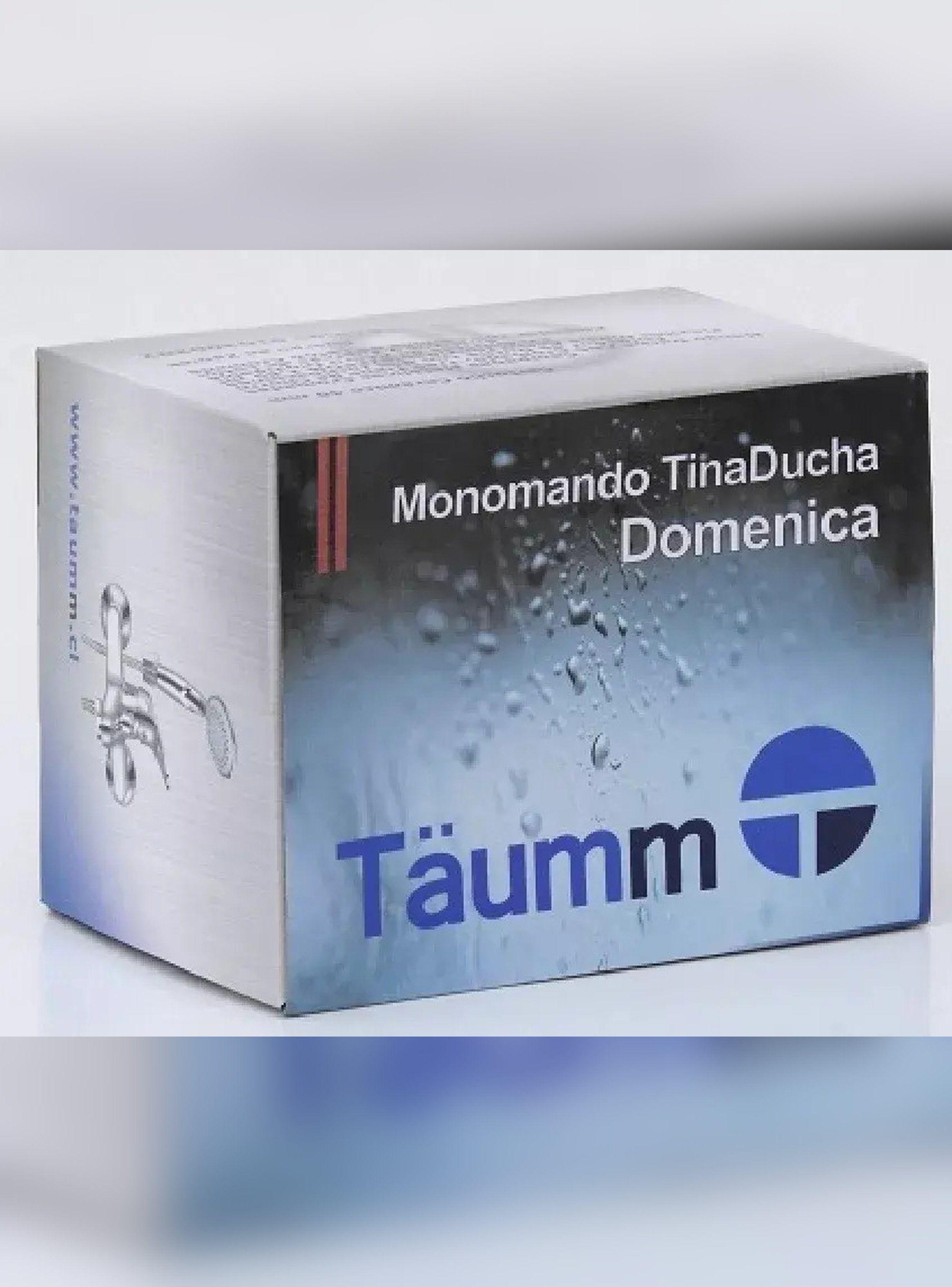 Monomando Llave Grifo Tina Ducha Modelo Domenica Marca Taumm-4