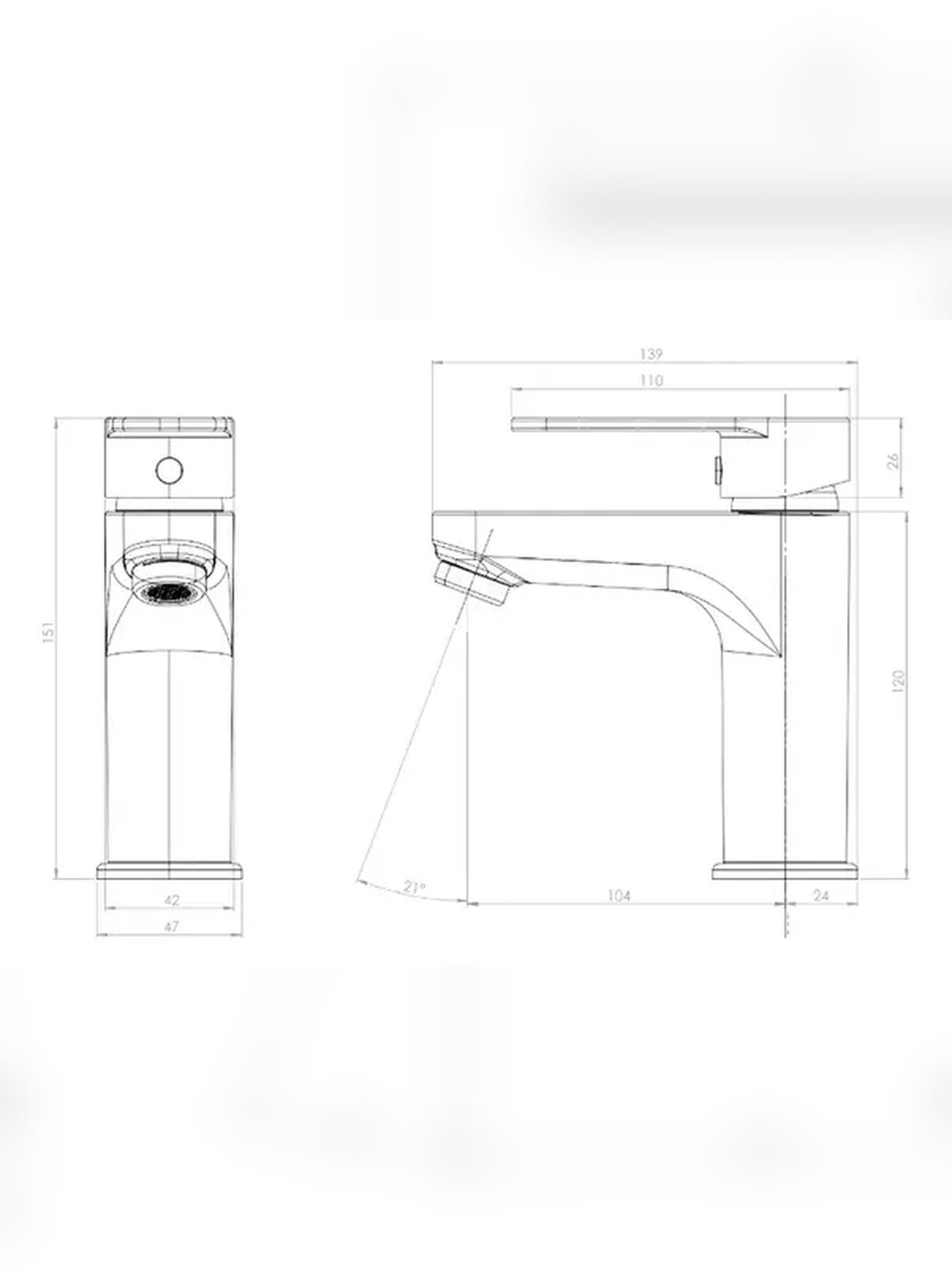 Monomando Llave Grifo Lavamanos Modelo Verona Marca Stretto-3