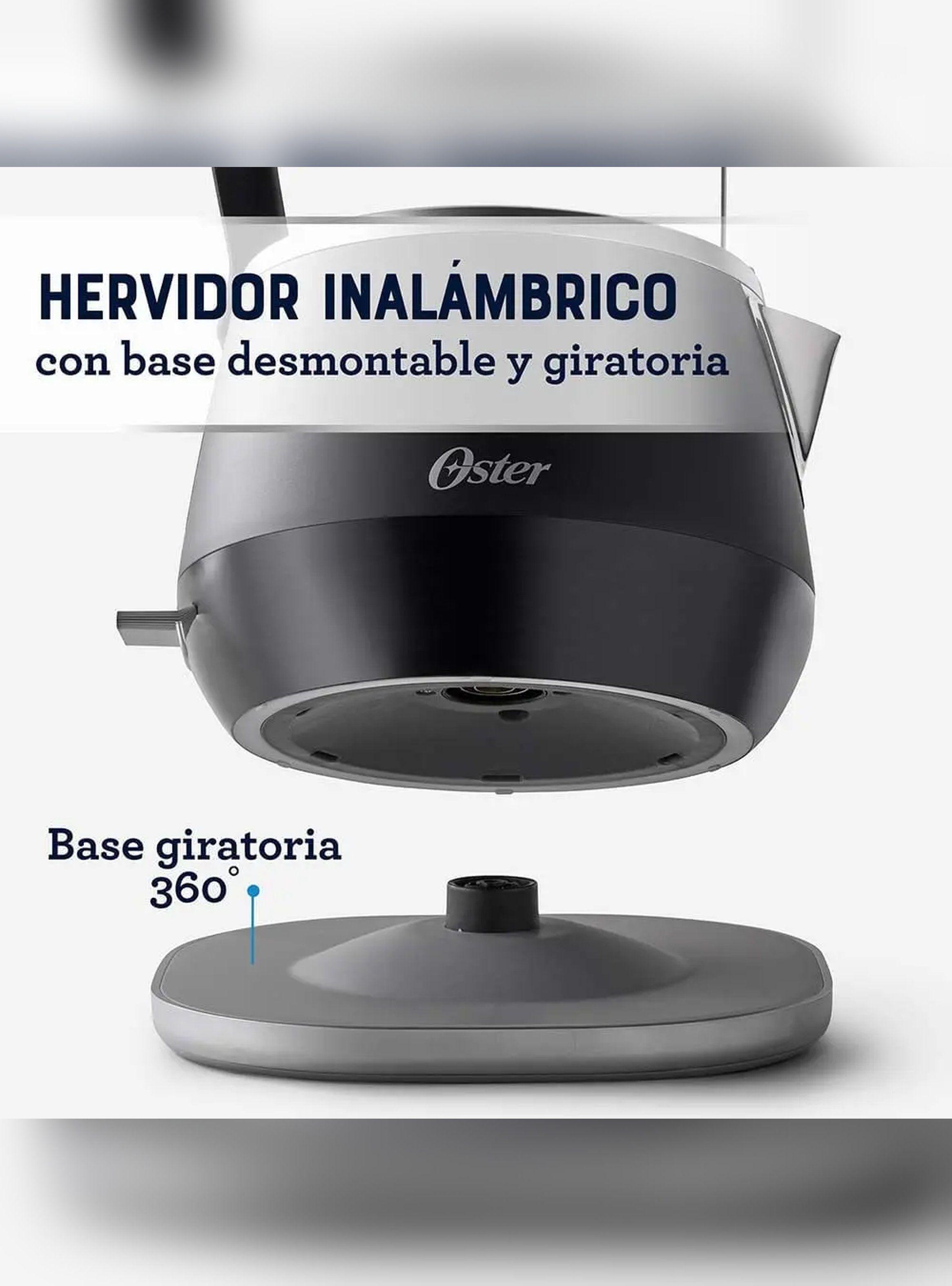 Tetera Hervidor Eléctrico Oster 1.5 Litros 1850W Negro-4