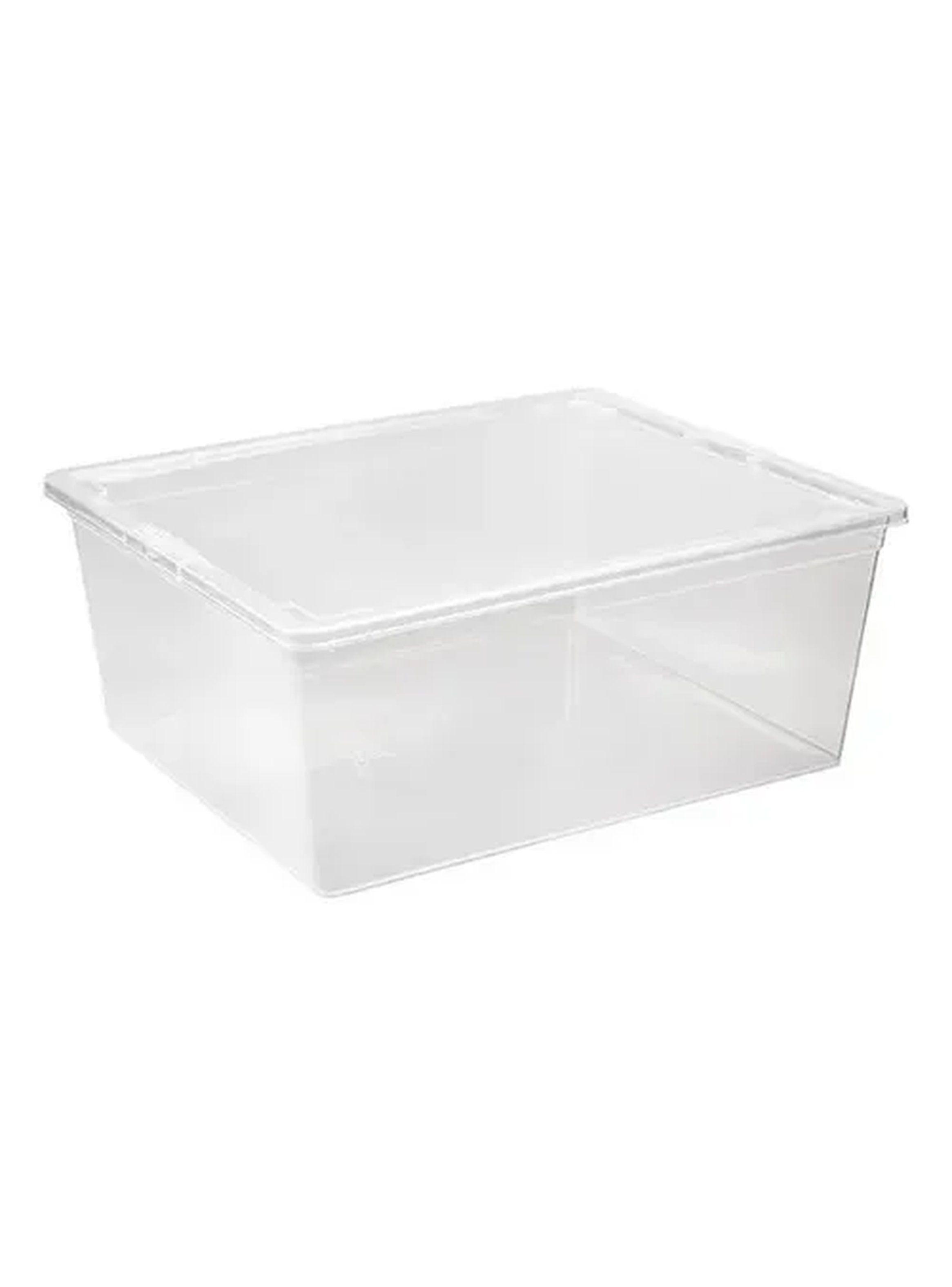 Caja Organizadora 19L Transparente Reyplast Modubox Con Tapa-3