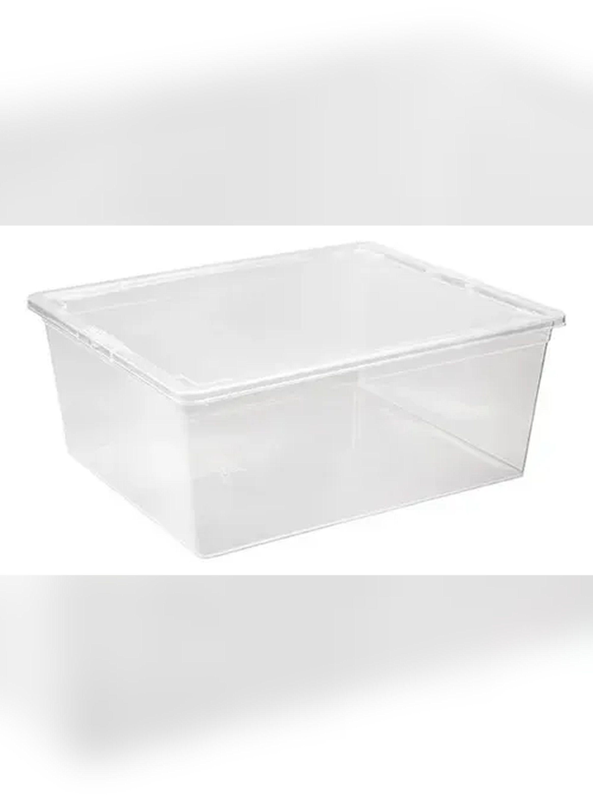 Caja Organizadora 19L Transparente Reyplast Modubox Con Tapa-3