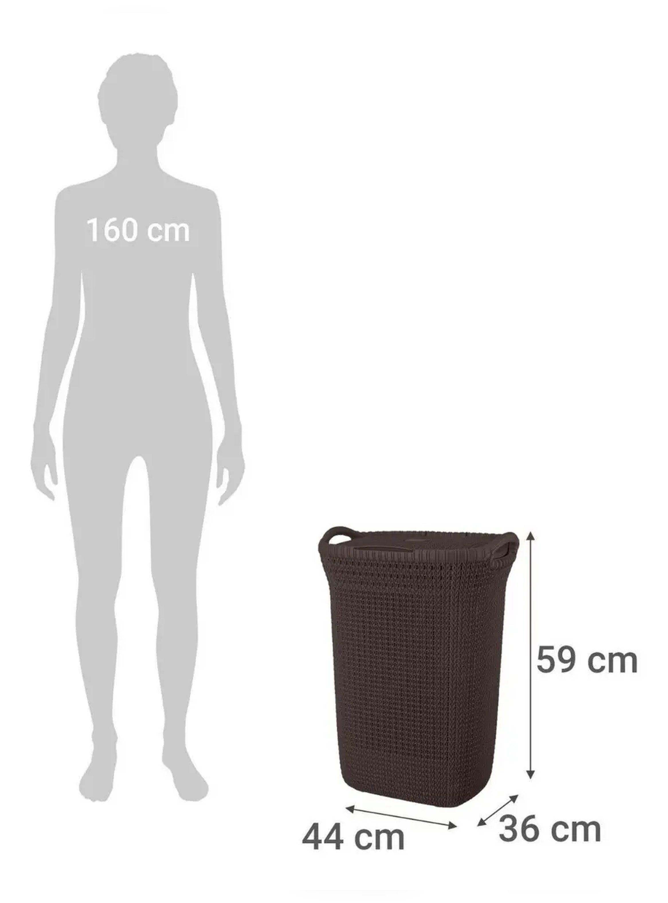 Cesto Canasto Para Ropa 60 Lts Con Tapa Khipu Marca Reyplast-6