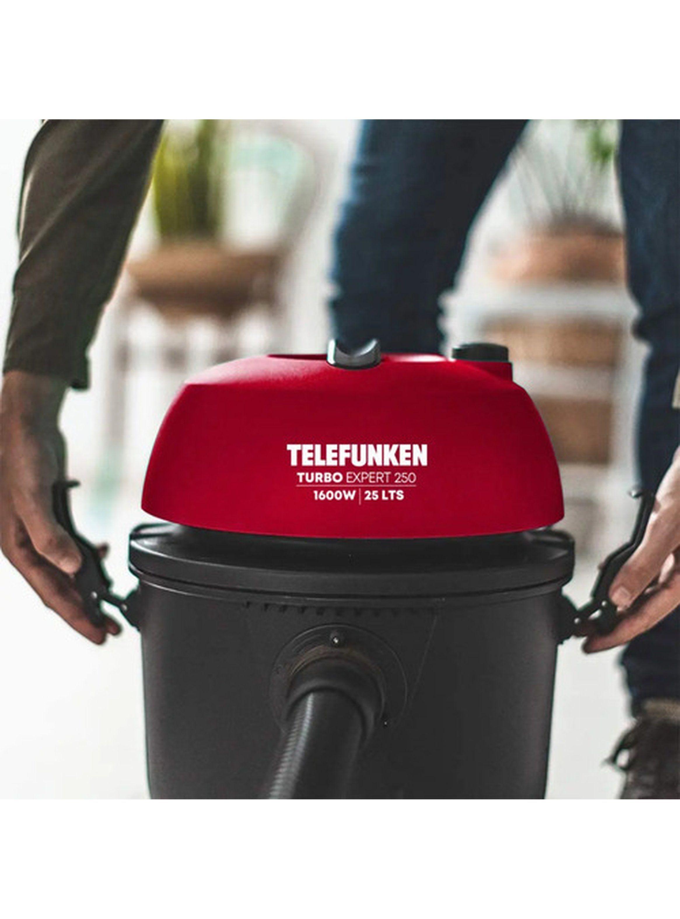 Aspiradora De Polvo y Agua 1600W 25 Litros Marca Telefunken -5