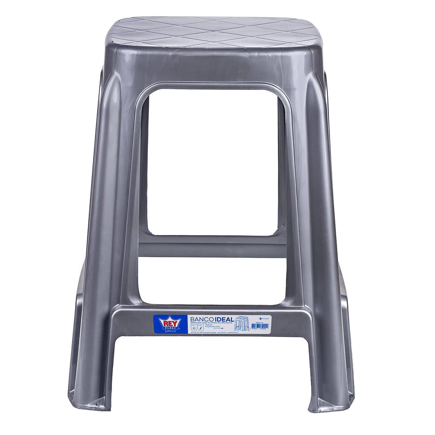 Piso Banco Banquito Cuadrado Reyplast-0