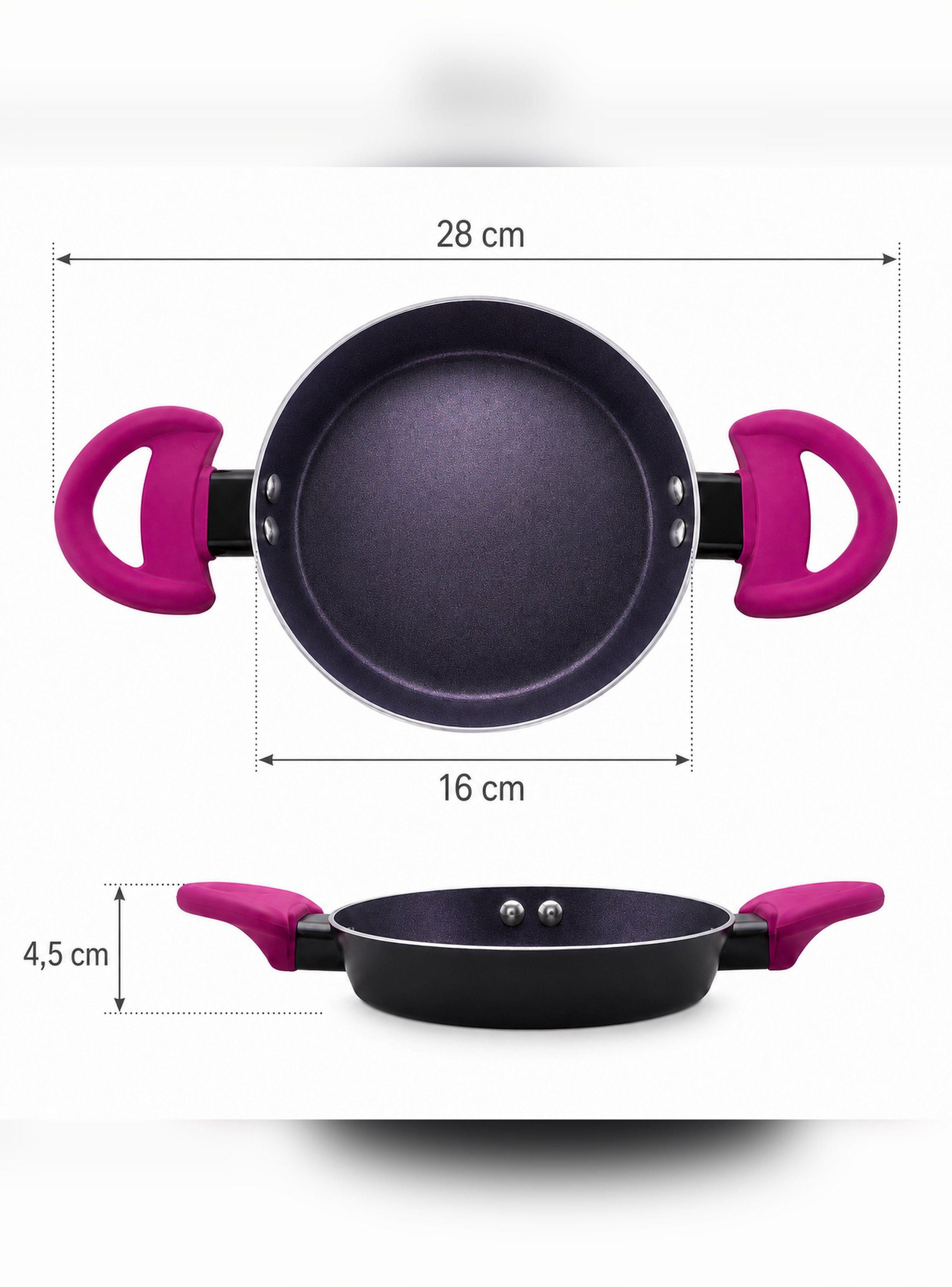 Paila Antiadherente Aluminio 16cm Modelo Cherry Marca Vitta-7